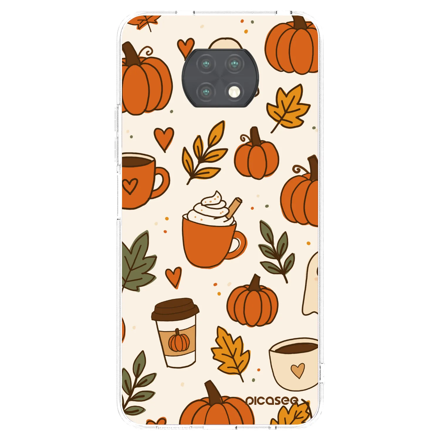 Picasee Xiaomi Redmi Note 9T Hülle - Transparentes Silikon - Fall vibes