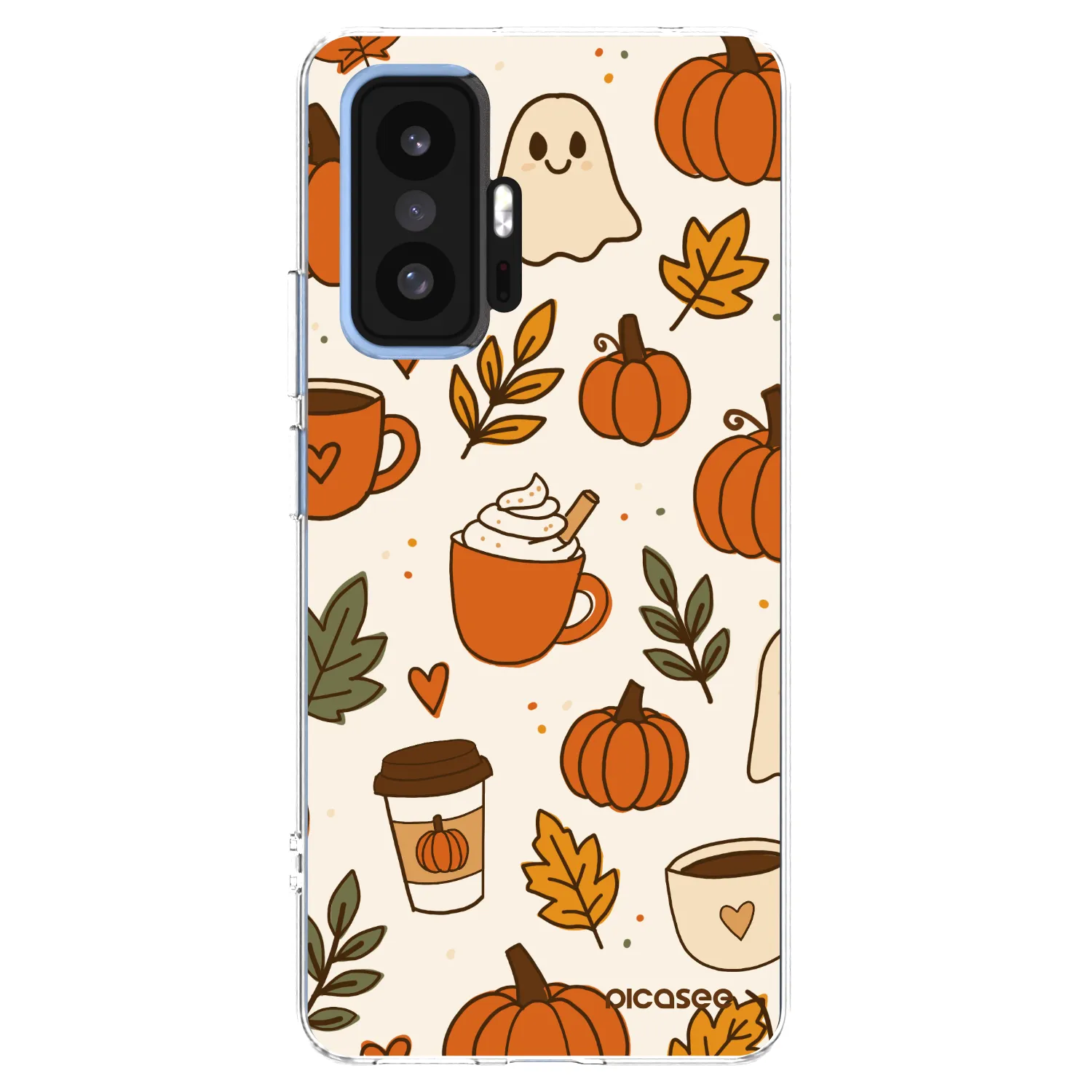 Picasee Xiaomi 11T Pro Hülle - Transparentes Silikon - Fall vibes