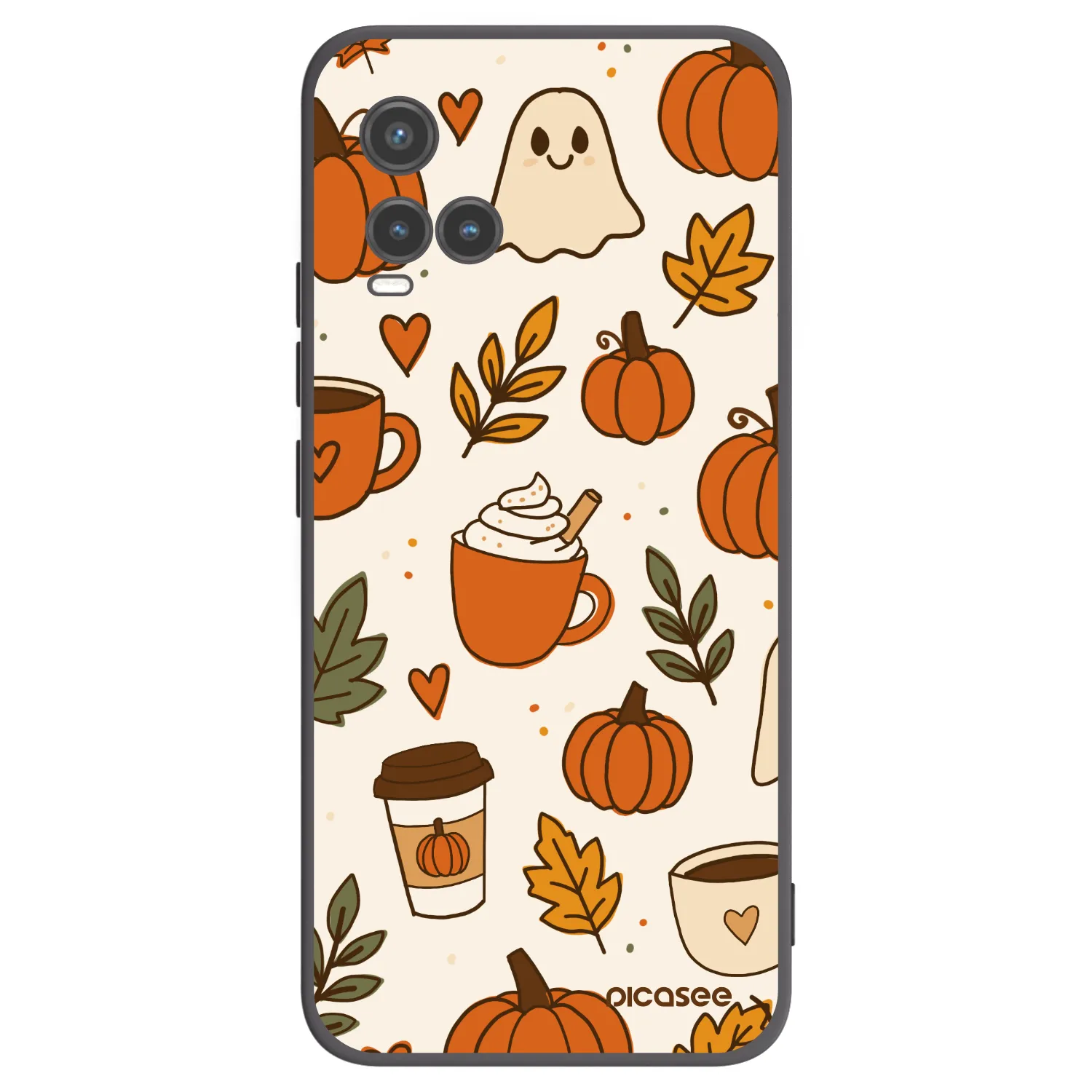 Picasee Vivo Y33s Hülle - Schwarzes Silikon - Fall vibes