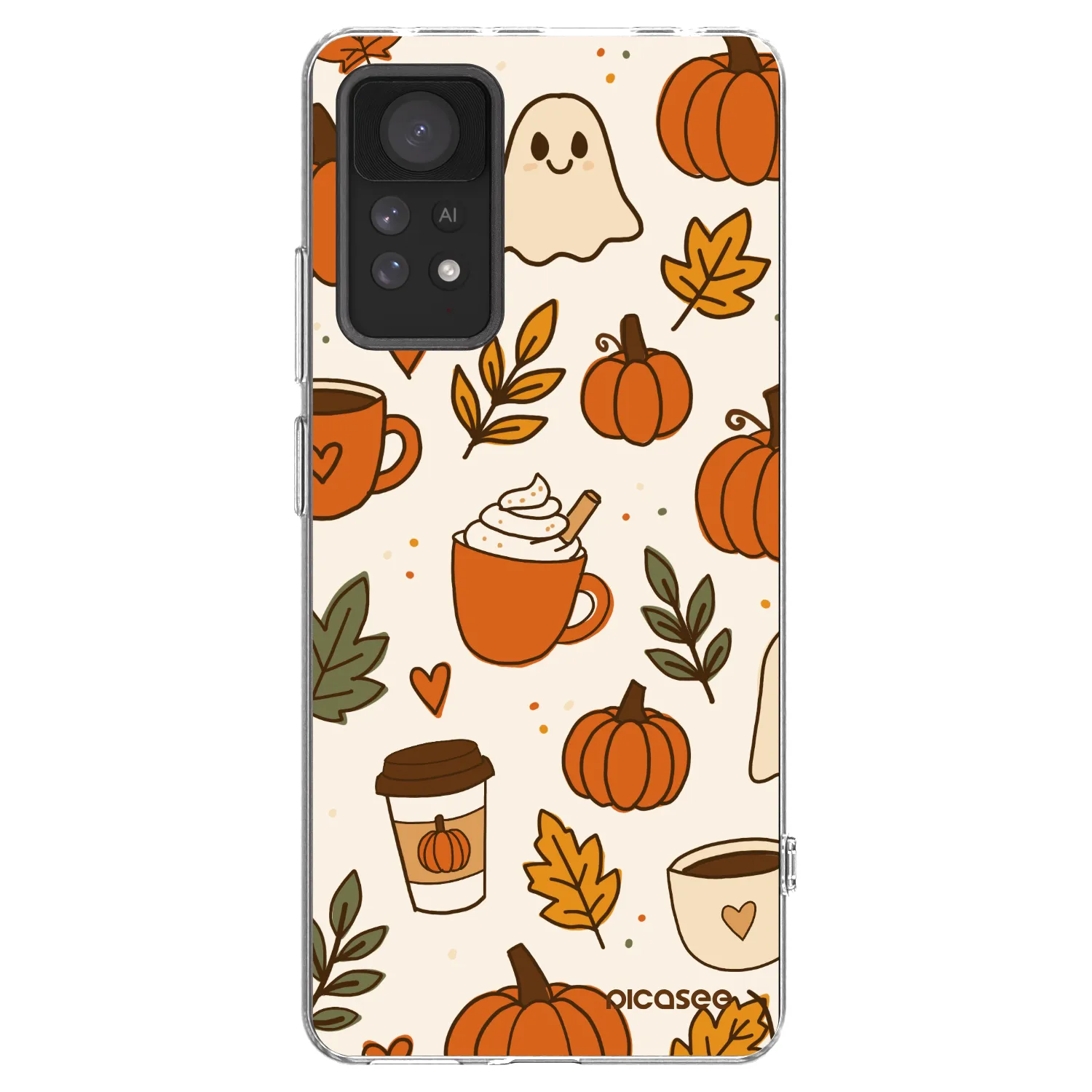 Picasee Xiaomi Redmi Note 11 Pro Hülle - Transparentes Silikon - Fall vibes