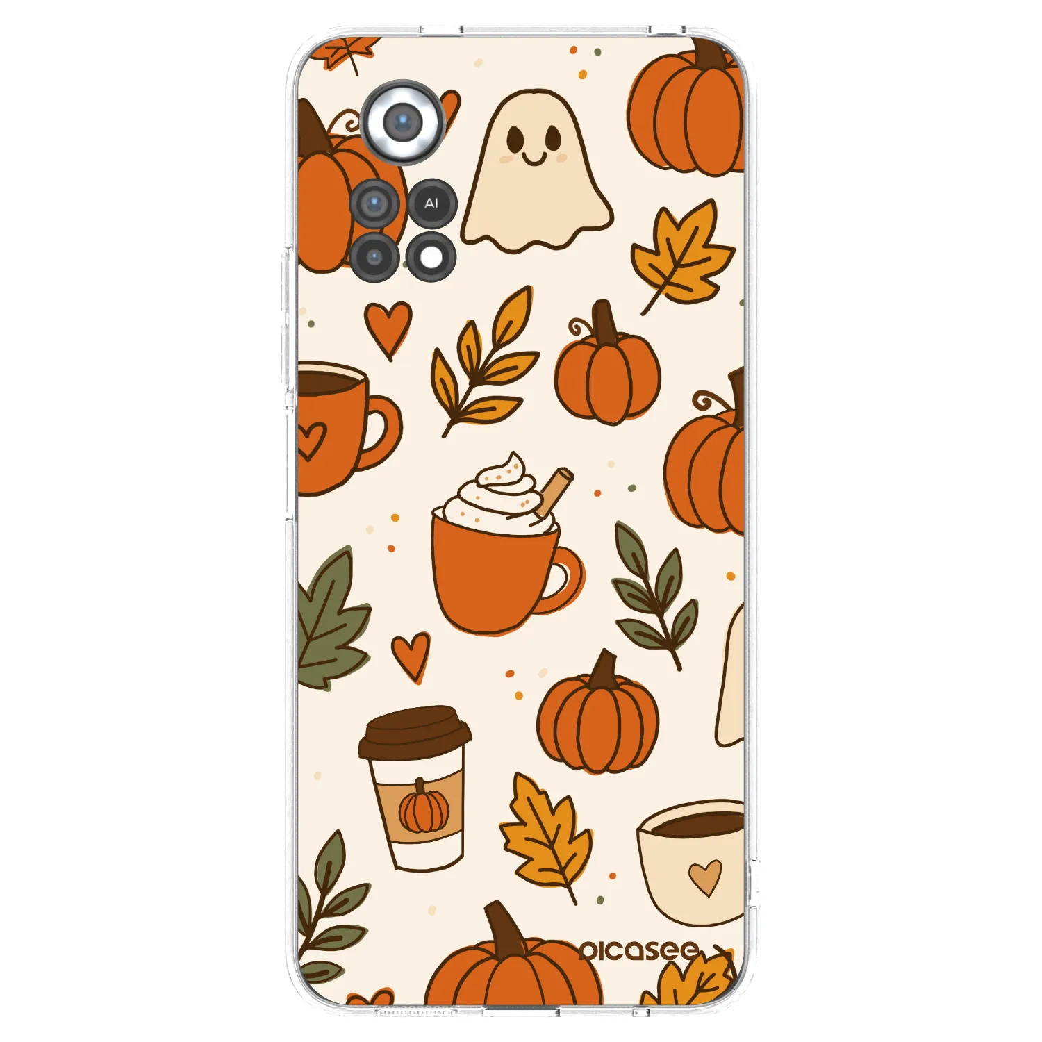 Picasee Xiaomi Poco X4 Pro 5G Hülle - Transparentes Silikon - Fall vibes