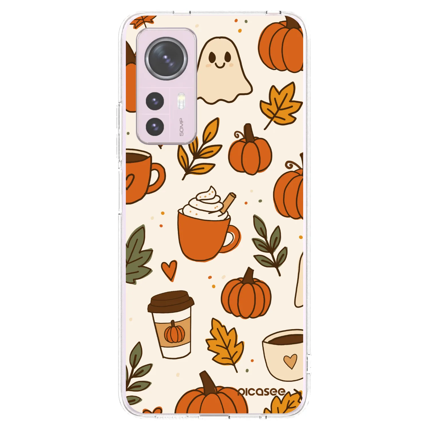 Picasee Xiaomi 12 Hülle - Transparentes Silikon - Fall vibes