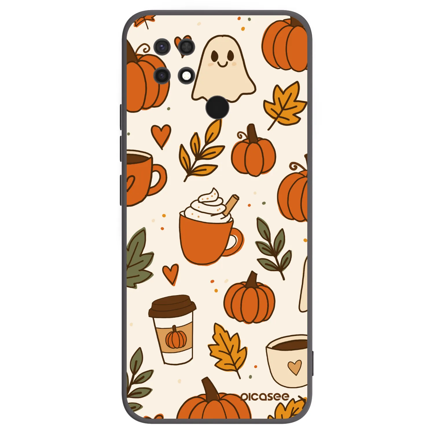 Picasee Xiaomi Redmi 10C Hülle - Schwarzes Silikon - Fall vibes