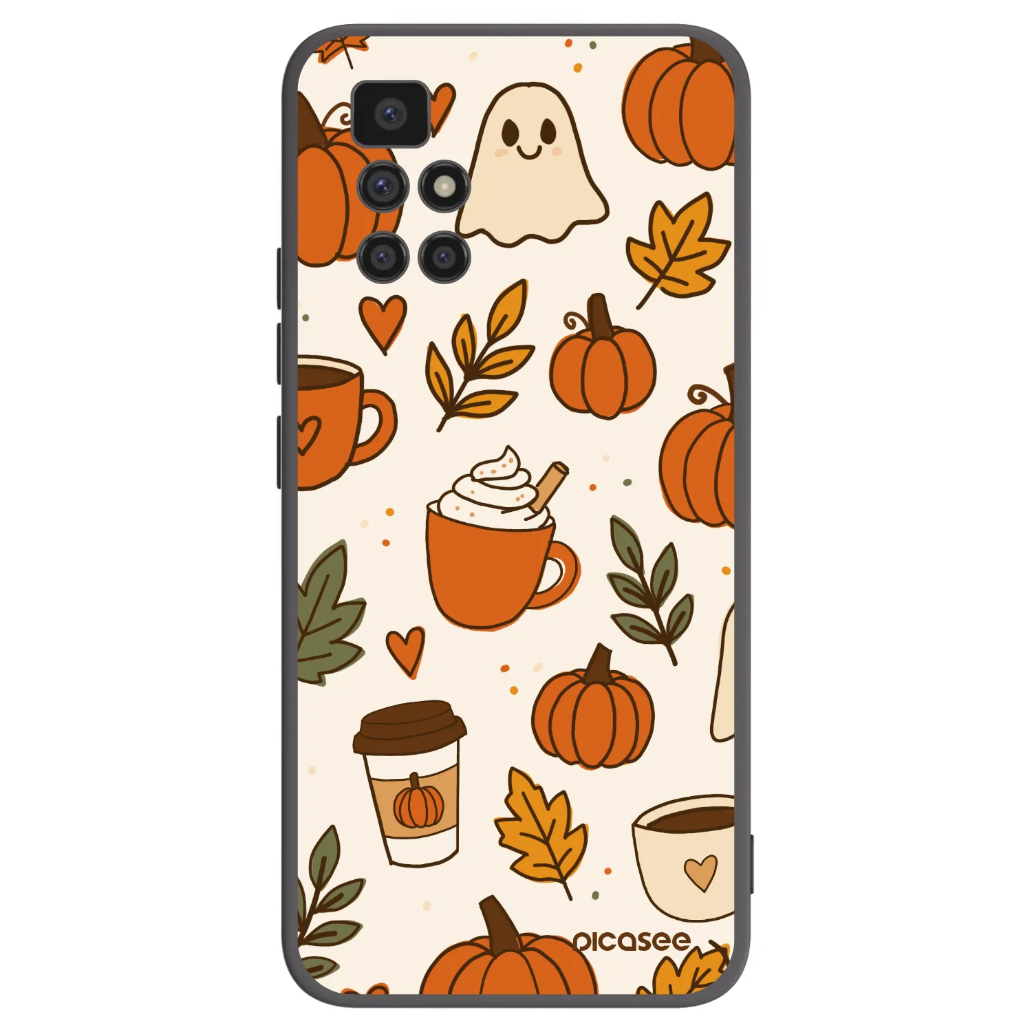 Picasee Xiaomi Redmi 10 (2022) Hülle - Schwarzes Silikon - Fall vibes