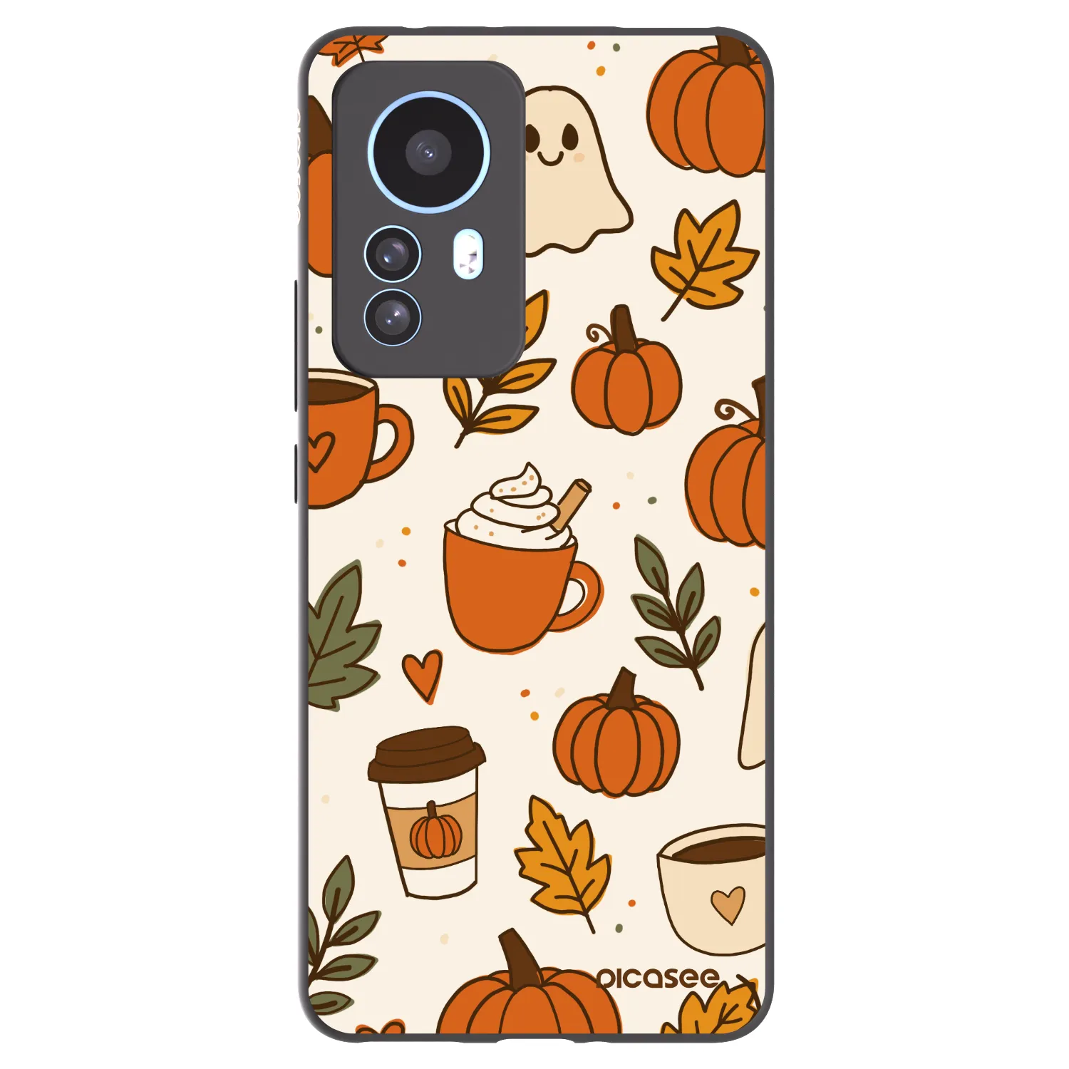 Picasee Xiaomi 12T Pro Hülle - Schwarzes Silikon - Fall vibes