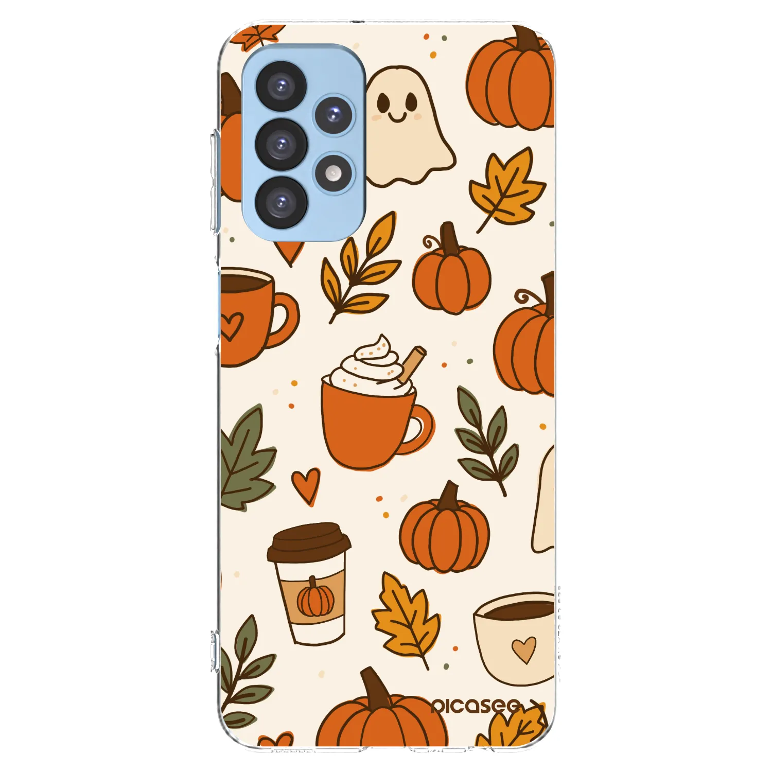 Picasee Samsung Galaxy A23 A235F 4G Hülle - Transparentes Silikon - Fall vibes