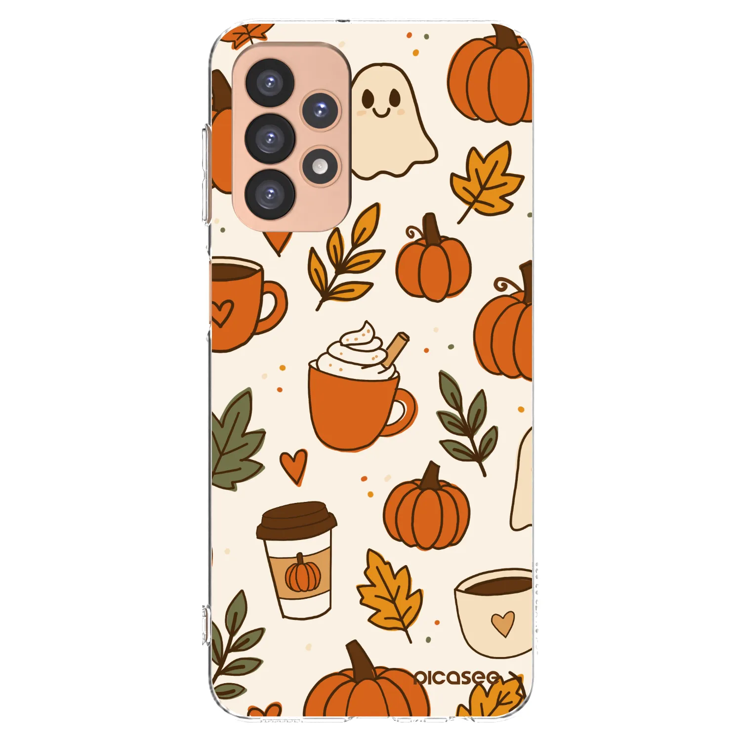 Picasee Samsung Galaxy A23 A236B 5G Hülle - Transparentes Silikon - Fall vibes