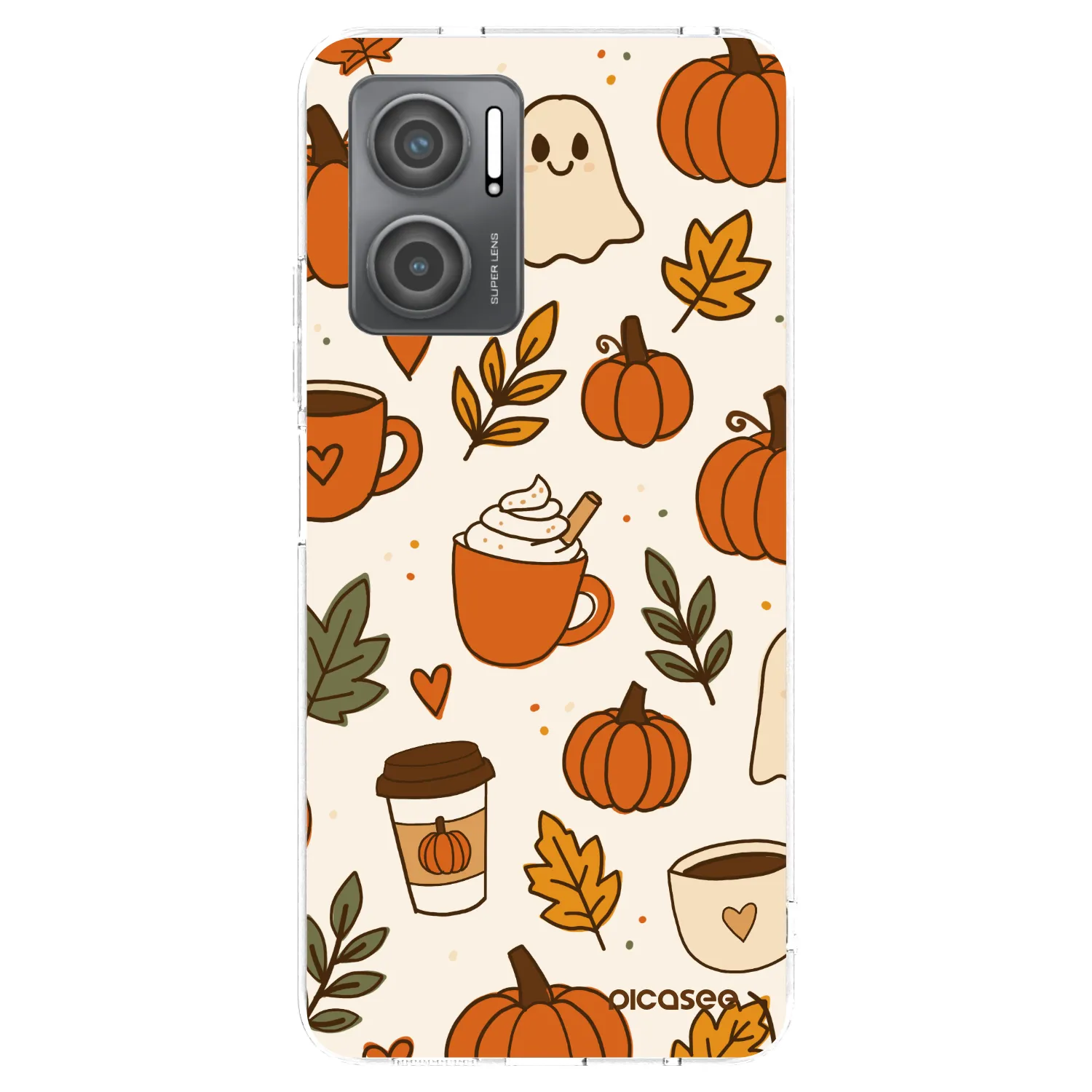 Picasee Xiaomi Redmi 10 5G Hülle - Transparentes Silikon - Fall vibes