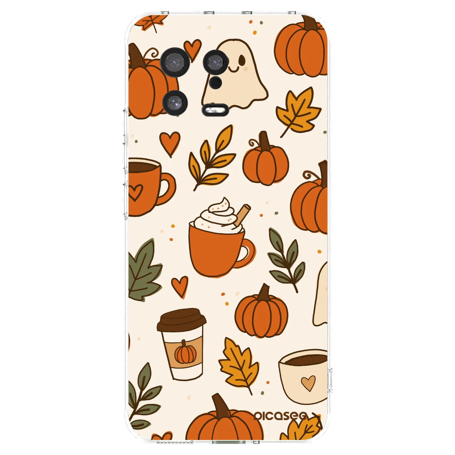 Picasee Xiaomi 13 Hülle - Transparentes Silikon - Fall vibes