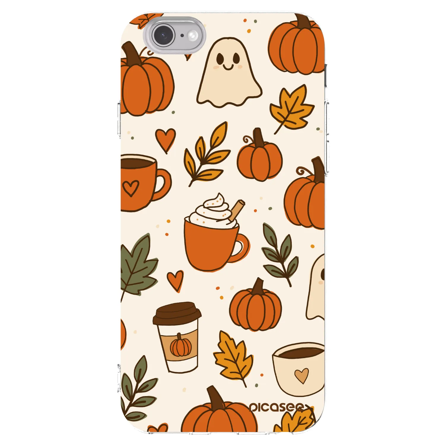 Picasee Apple iPhone 6/6S Hülle - Transparentes Silikon - Fall vibes