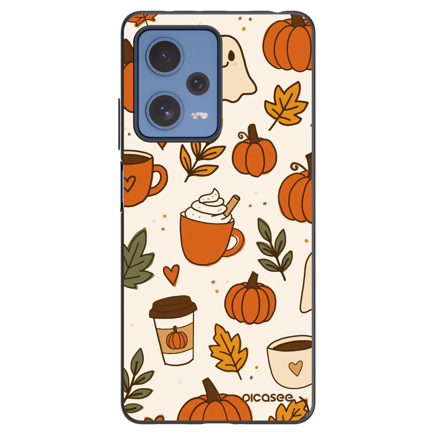 Picasee Xiaomi Redmi Note 12 Pro 5G Hülle - Schwarzes Silikon - Fall vibes