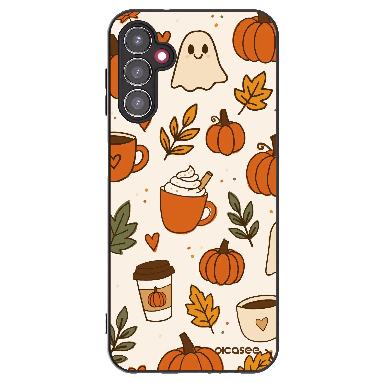 Picasee Samsung Galaxy A14 5G A146P Hülle - Schwarzes Silikon - Fall vibes
