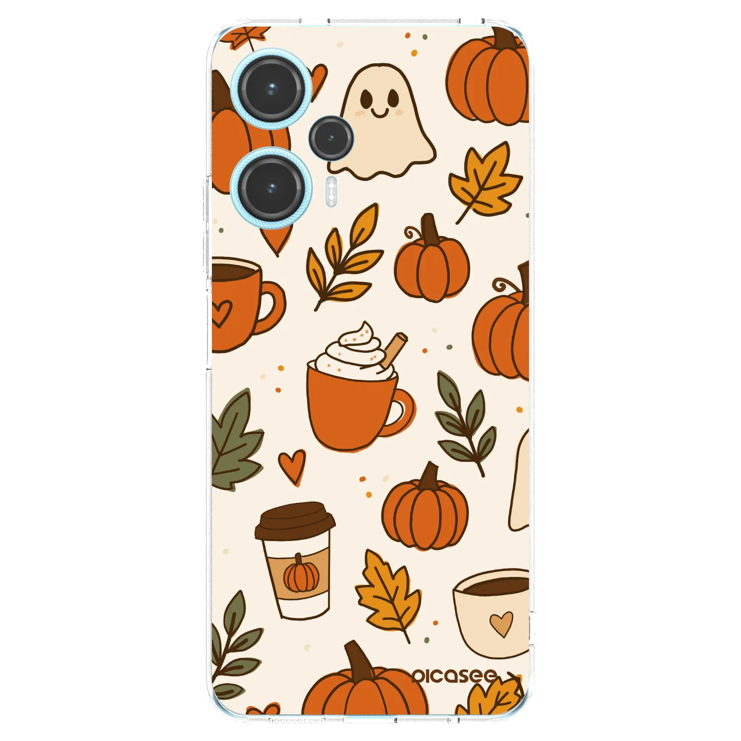 Picasee Xiaomi Poco F5 Hülle - Transparentes Silikon - Fall vibes