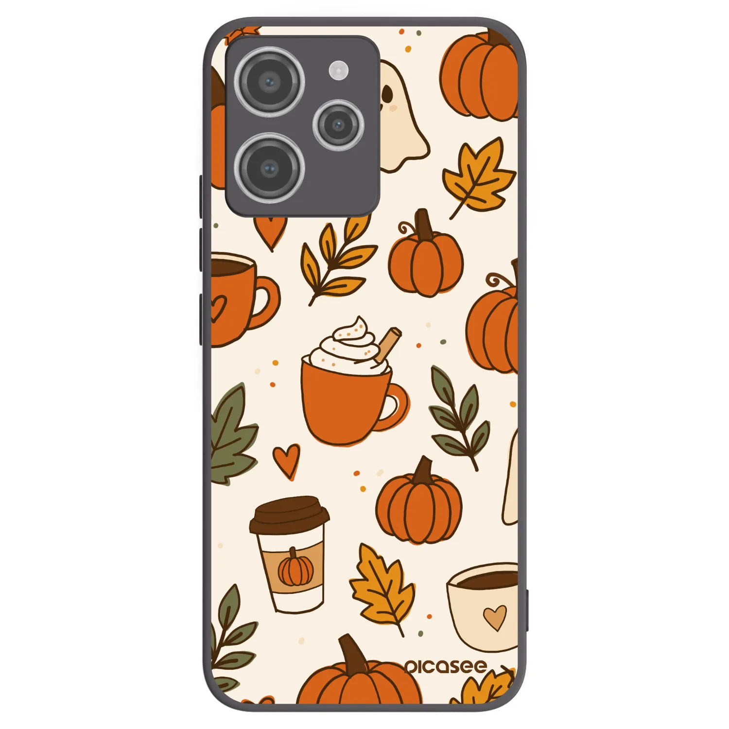 Picasee Xiaomi Redmi 12 4G Hülle - Schwarzes Silikon - Fall vibes