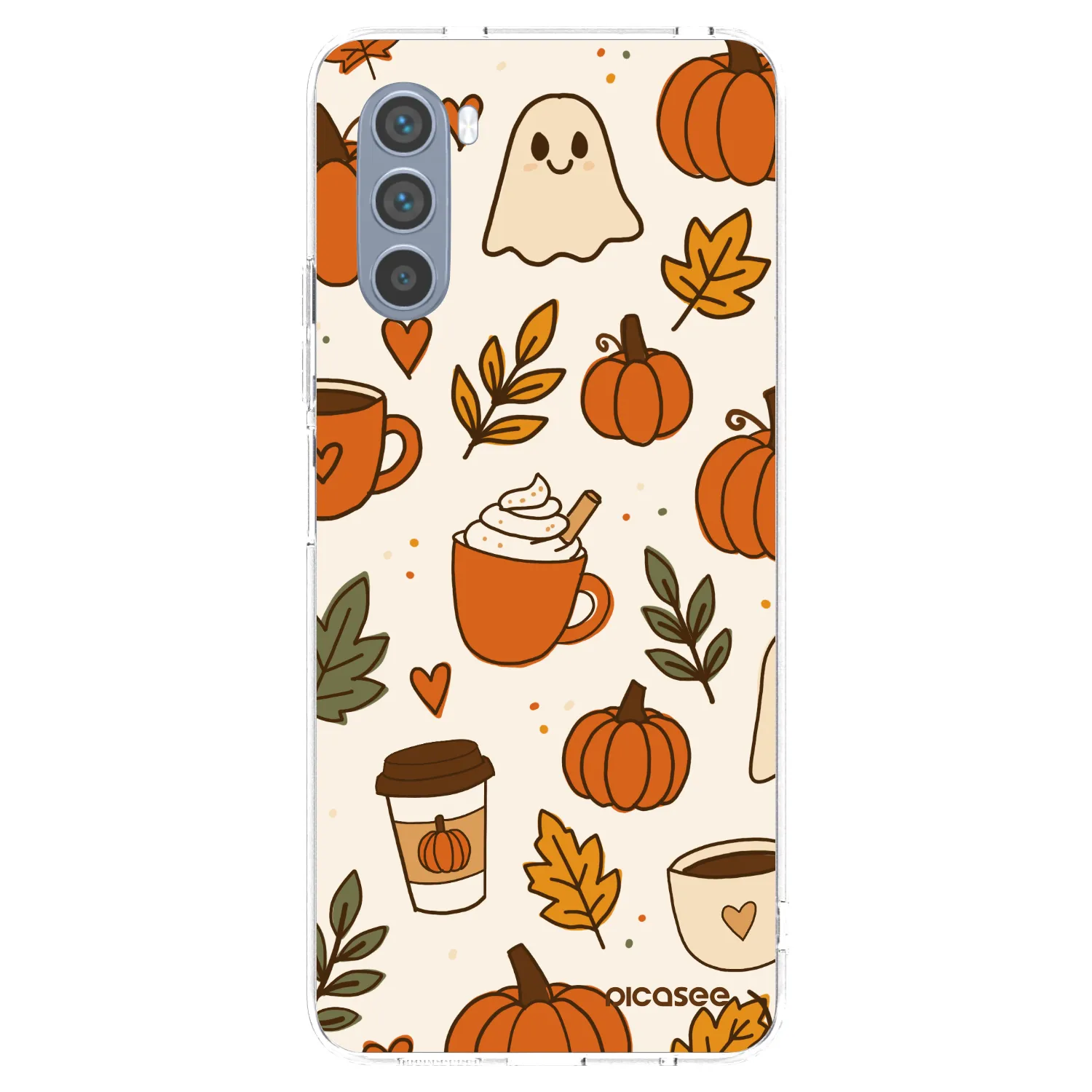 Picasee Motorola Moto G62 Hülle - Transparentes Silikon - Fall vibes