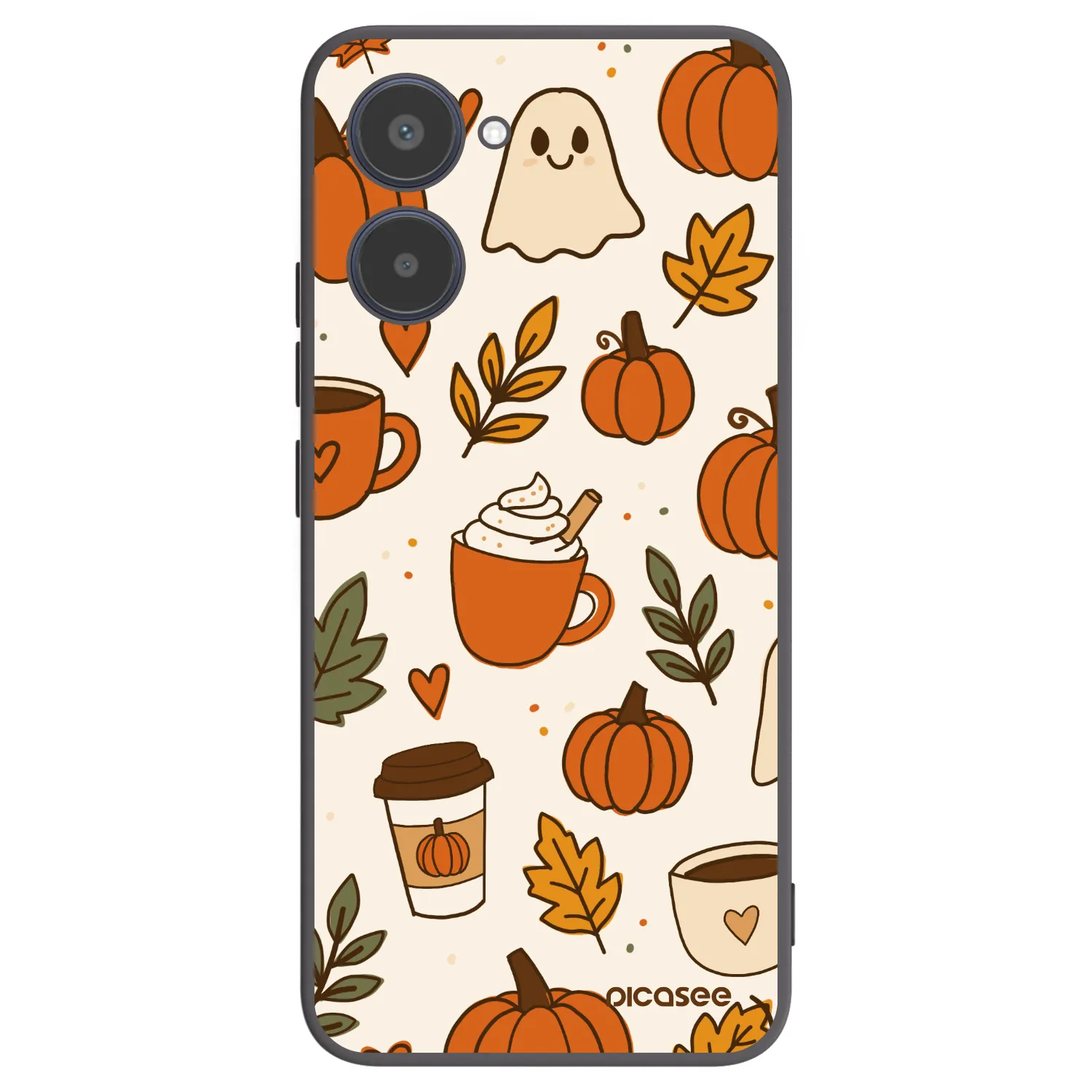 Picasee Realme 10 4G Hülle - Schwarzes Silikon - Fall vibes