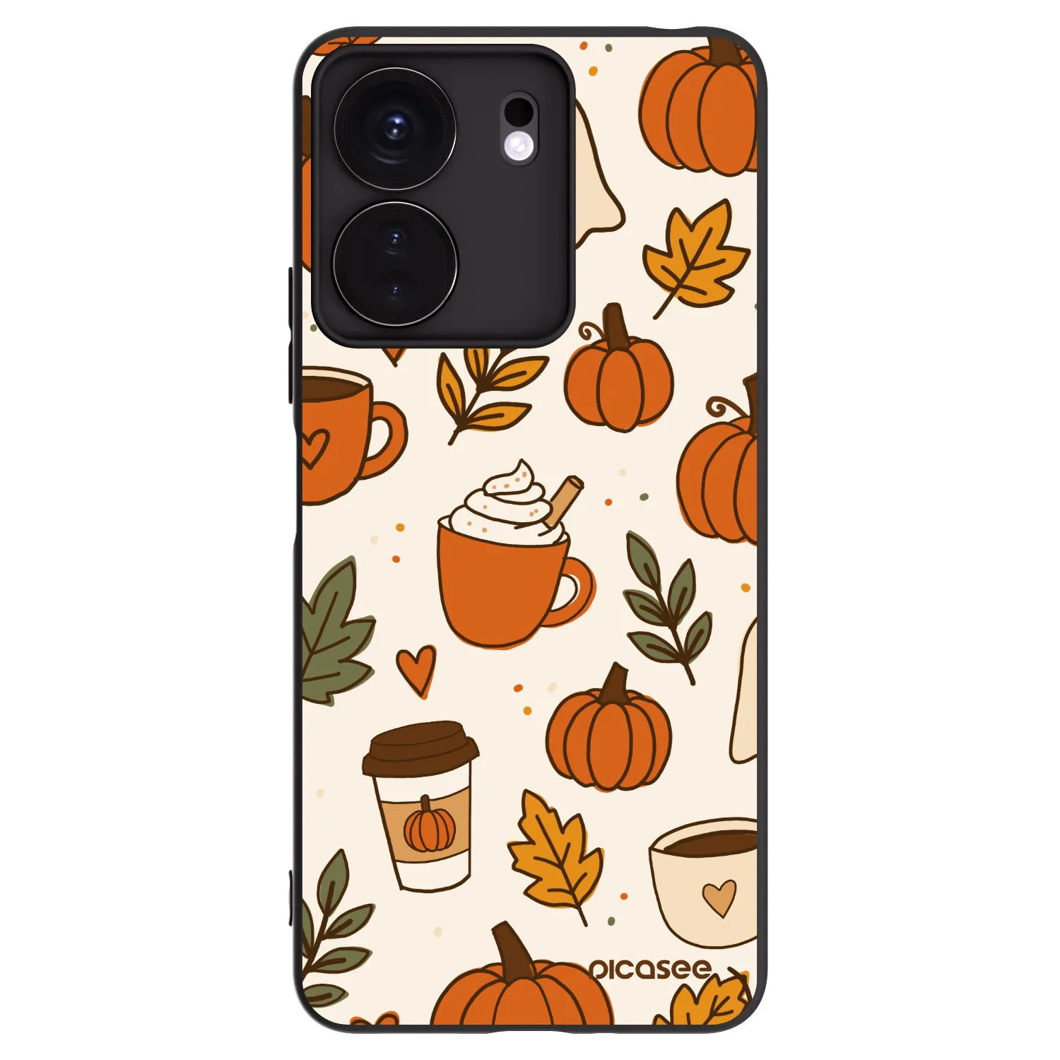 Picasee Xiaomi Redmi 13C 4G Hülle - Schwarzes Silikon - Fall vibes
