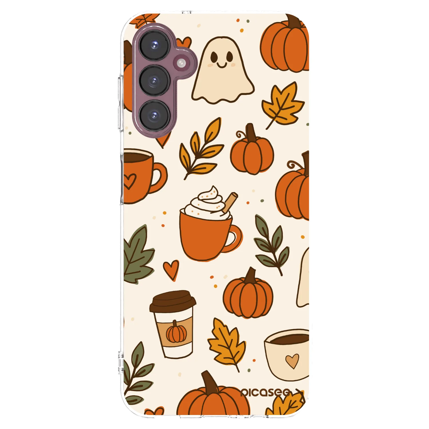 Picasee Samsung Galaxy A05s A057G Hülle - Transparentes Silikon - Fall vibes