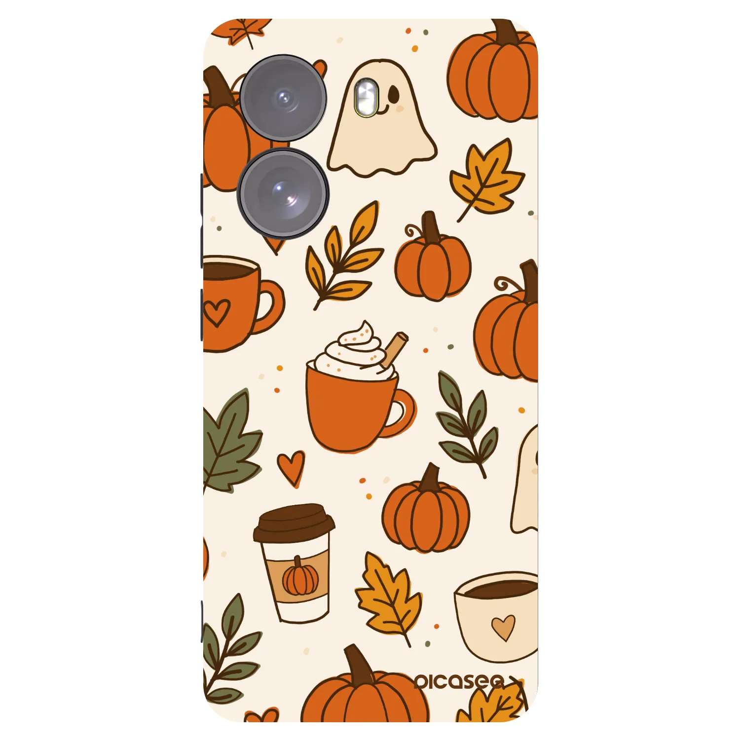 Picasee Xiaomi Poco X7 Hülle - Schwarzes Silikon - Fall vibes