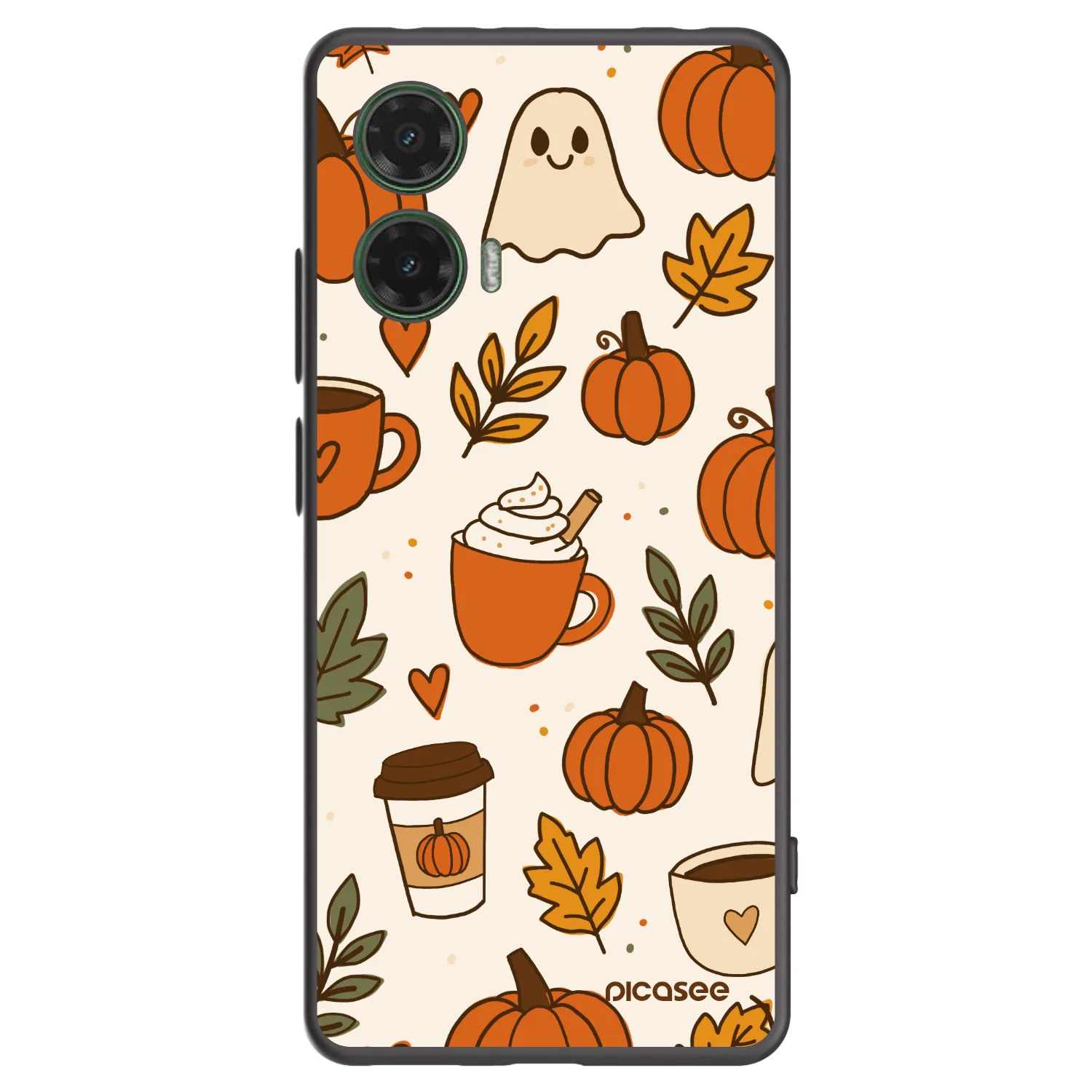 Picasee Motorola Moto G35 5G Hülle - Schwarzes Silikon - Fall vibes