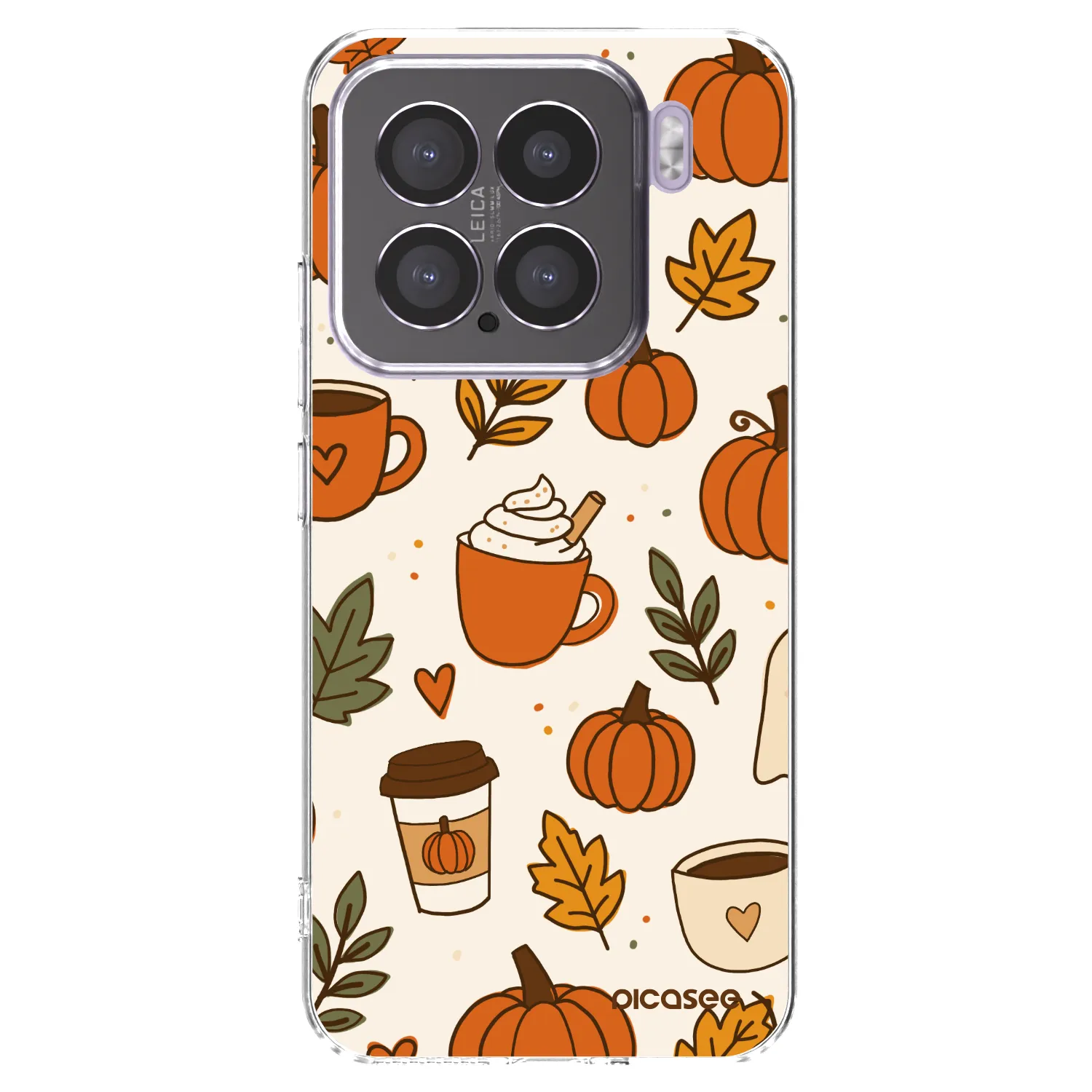 Picasee Xiaomi 15 Hülle - Transparentes Silikon - Fall vibes