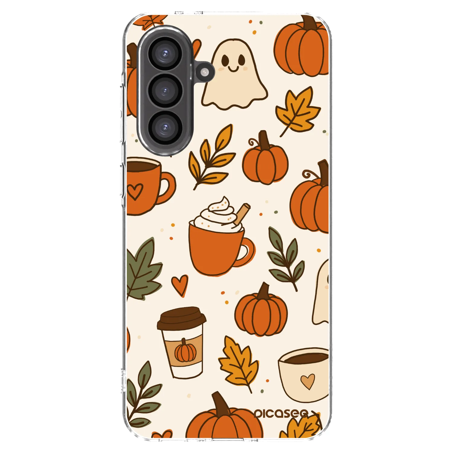 Picasee Samsung Galaxy A36 5G Hülle - Transparentes Silikon - Fall vibes