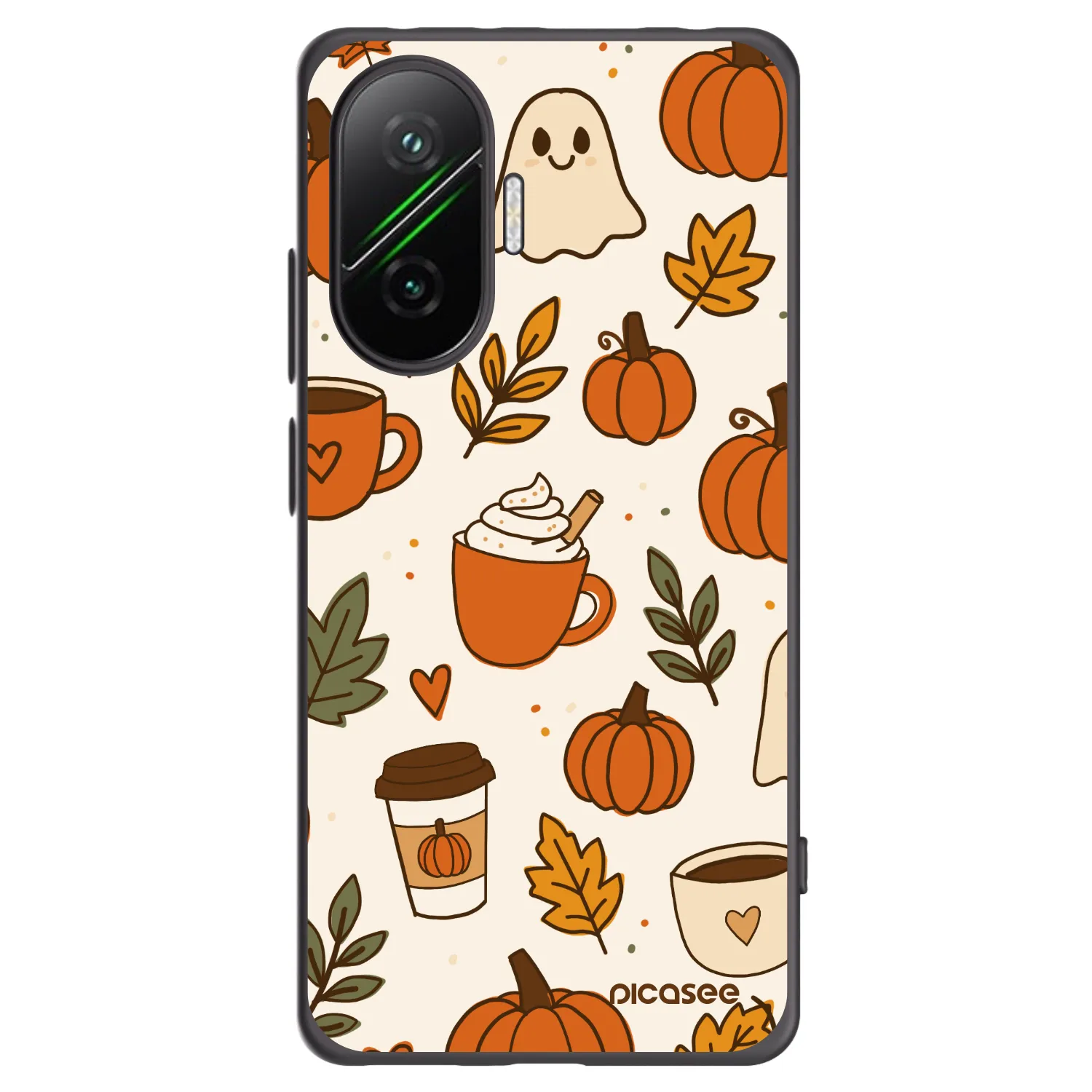 Picasee Xiaomi Poco F7 5G Hülle - Schwarzes Silikon - Fall vibes