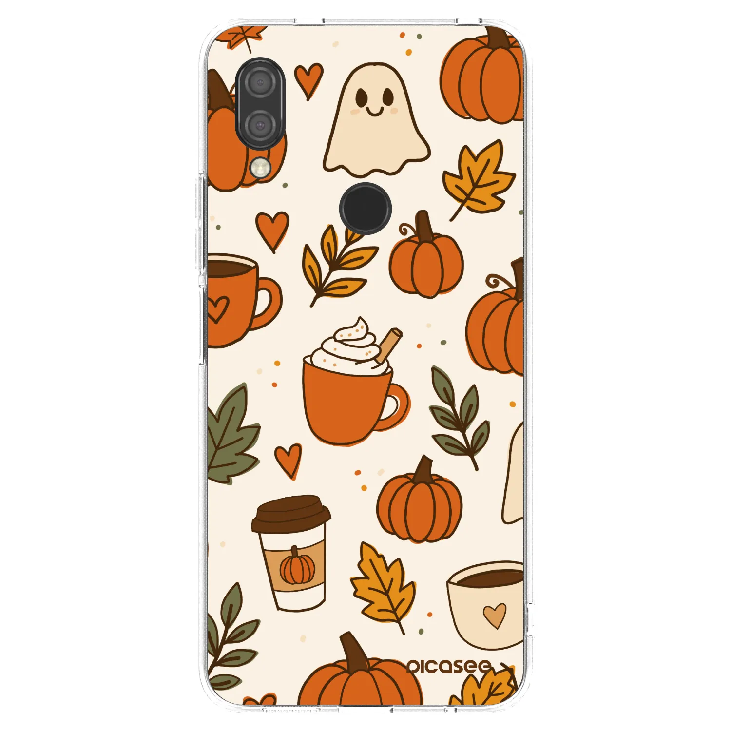 Picasee Xiaomi Redmi 7 Hülle - Transparentes Silikon - Fall vibes
