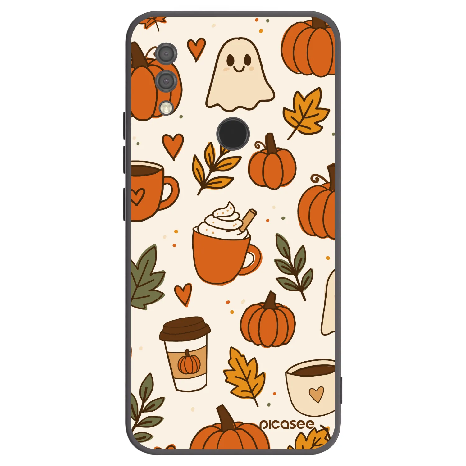 Picasee Xiaomi Redmi 7 Hülle - Schwarzes Silikon - Fall vibes