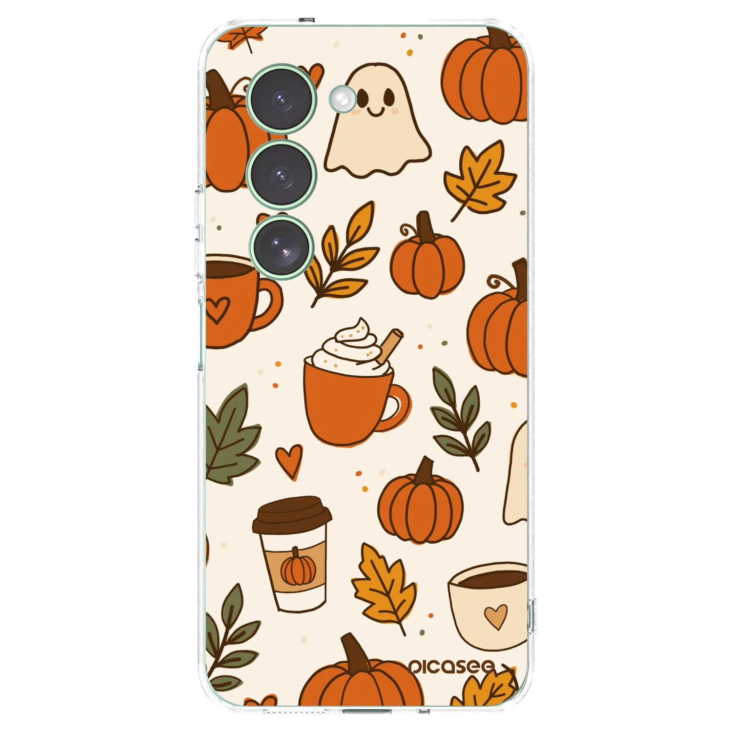 Picasee Xiaomi Redmi 15 5G Hülle - Transparentes Silikon - Fall vibes