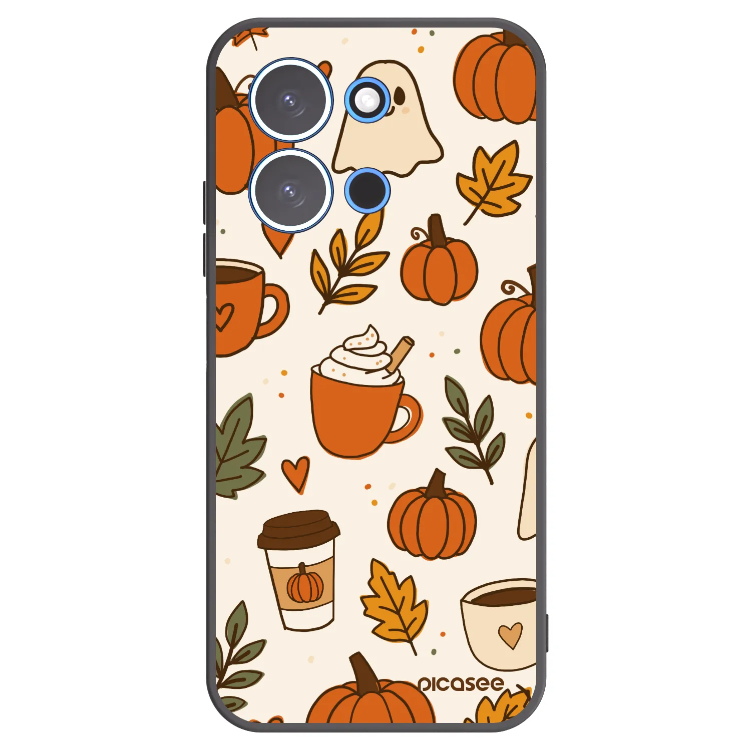 Picasee Xiaomi Redmi 15C 4G Hülle - Schwarzes Silikon - Fall vibes