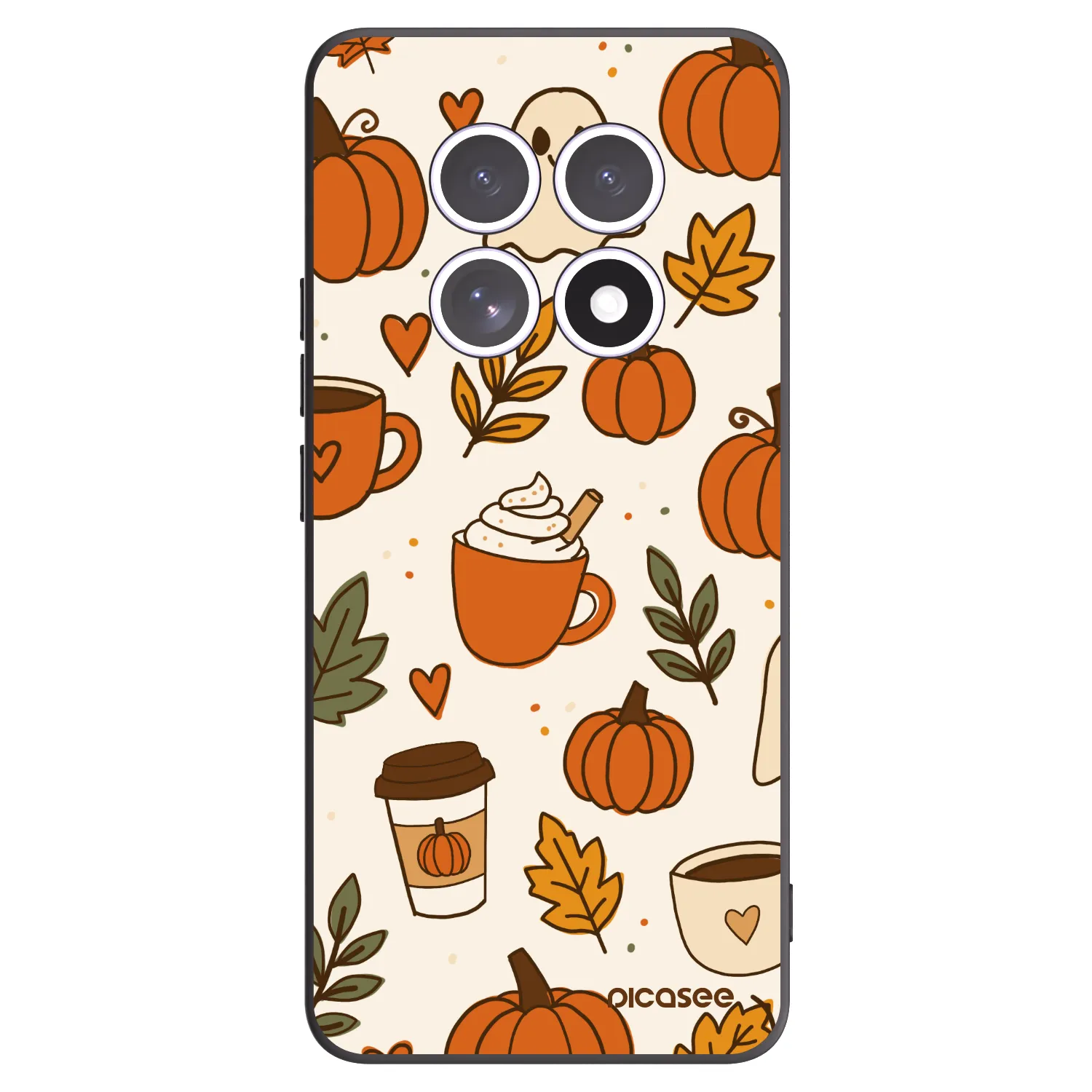 Picasee Xiaomi Redmi Note 15 4G Hülle - Schwarzes Silikon - Fall vibes