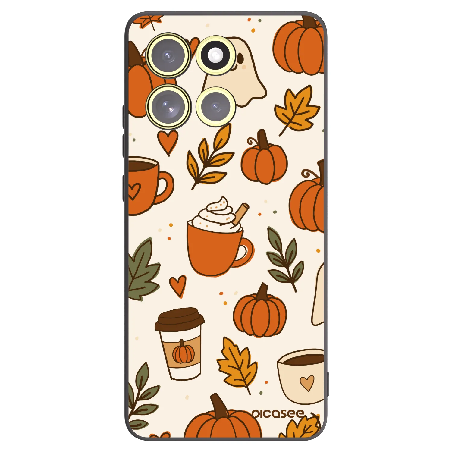 Picasee Motorola Moto G86 Power 5G Hülle - Schwarzes Silikon - Fall vibes