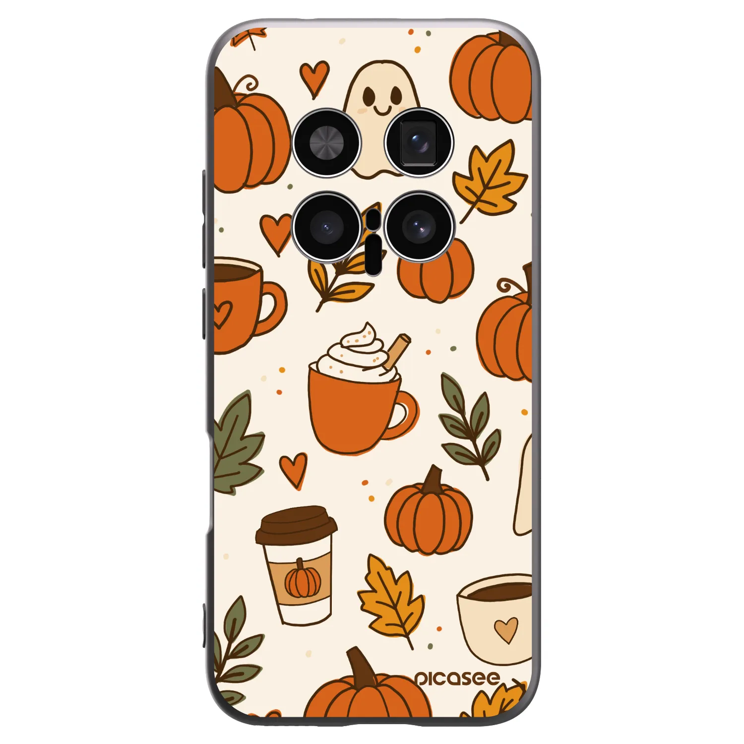 Picasee Honor Magic8 Pro 5G Hülle - Schwarzes Silikon - Fall vibes