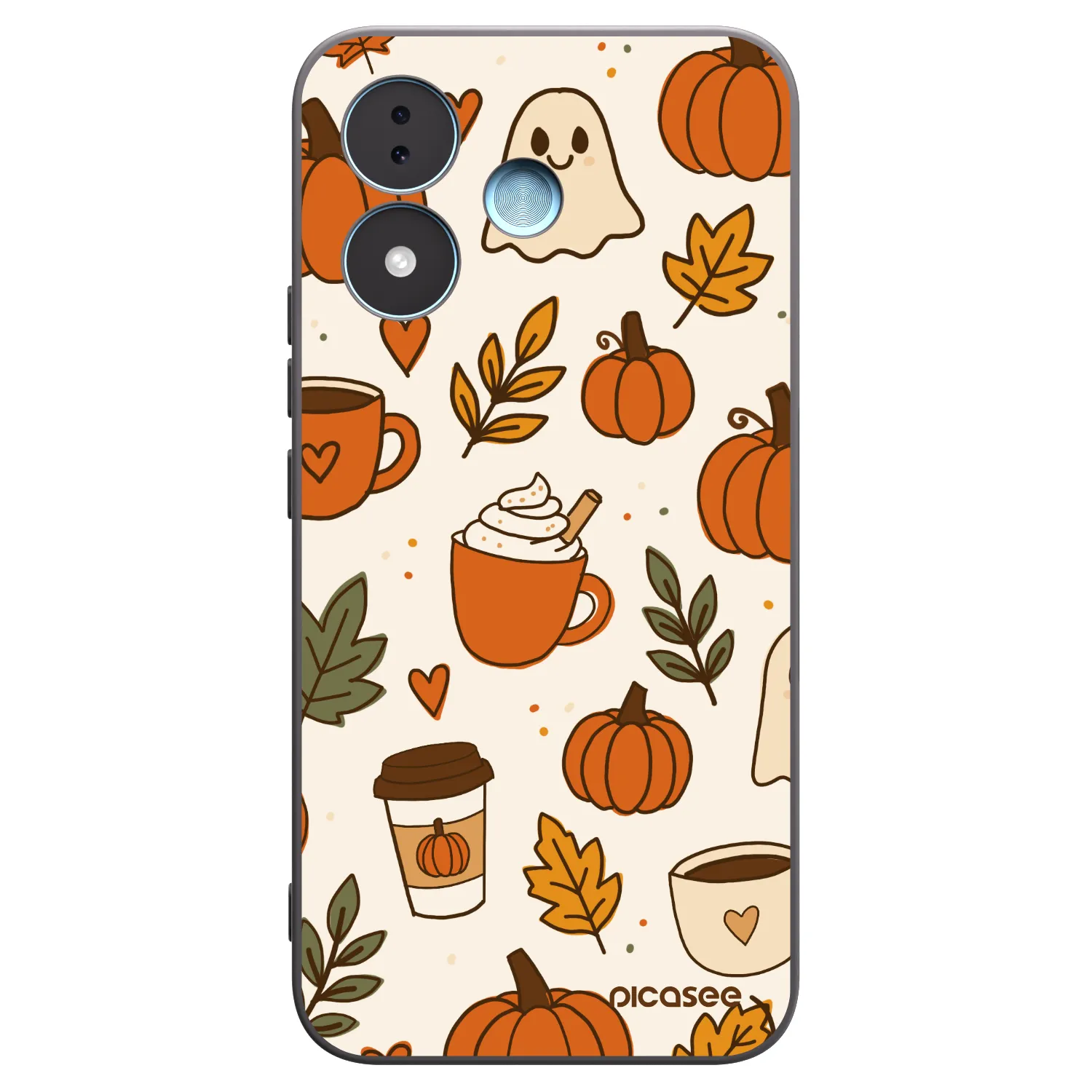 Picasee Xiaomi Redmi Note 17 5G Hülle - Schwarzes Silikon - Fall vibes