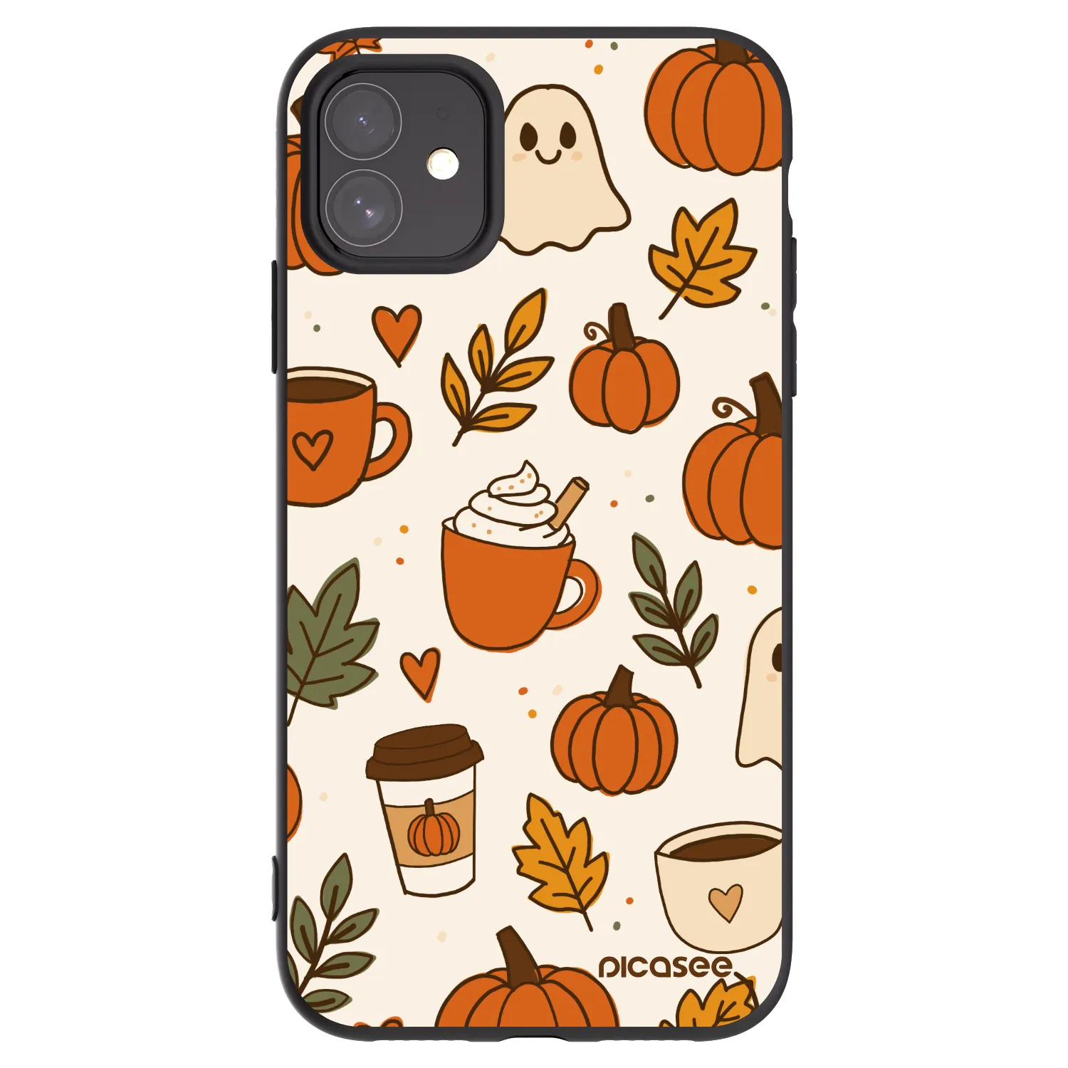 Picasee Apple iPhone 11 Hülle - Schwarzes Silikon - Fall vibes