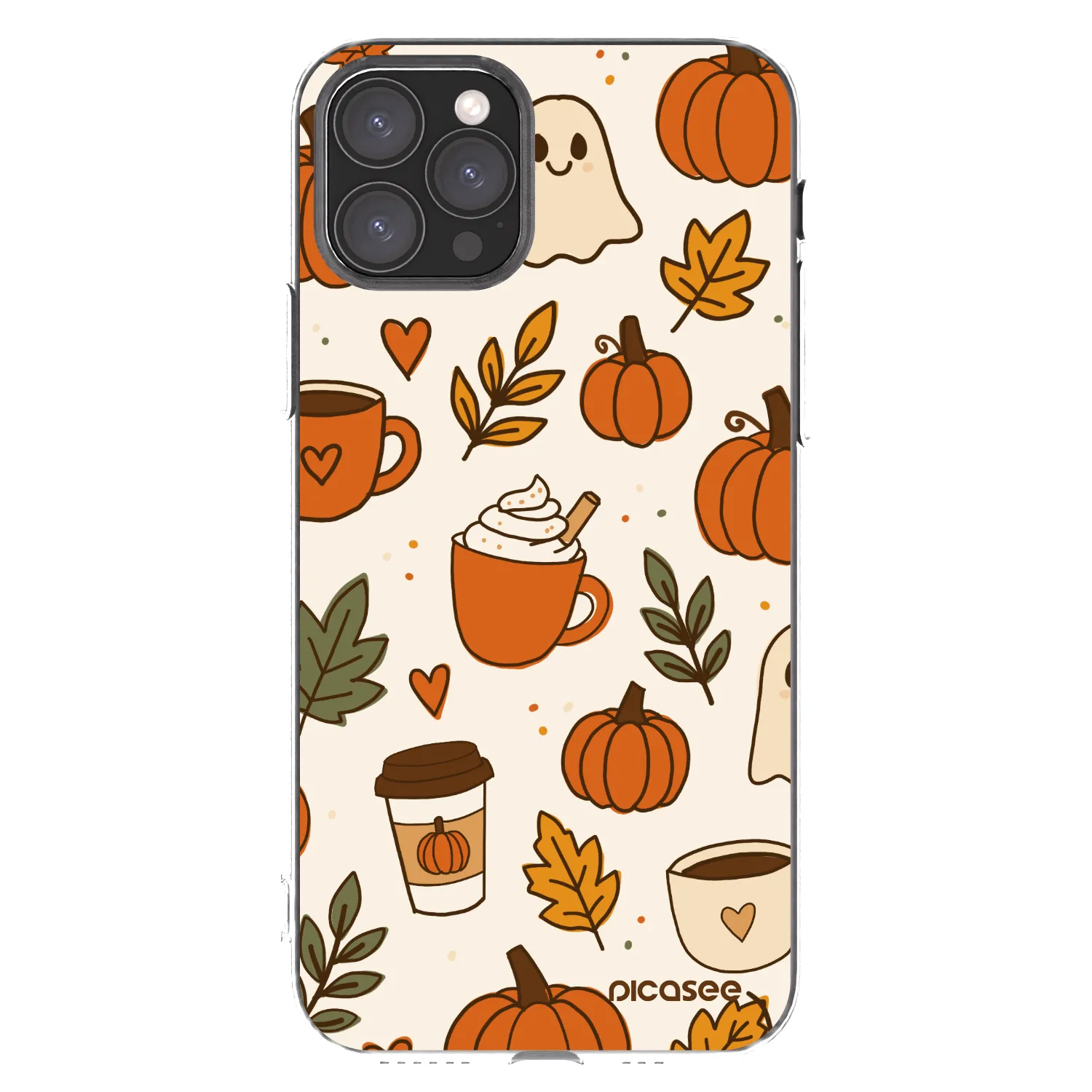 Picasee Apple iPhone 11 Pro Hülle - Transparentes Silikon - Fall vibes