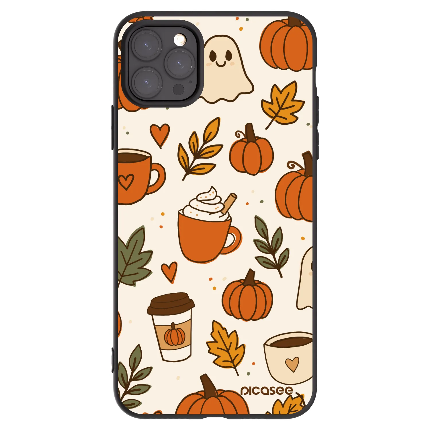 Picasee Apple iPhone 11 Pro Max Hülle - Schwarzes Silikon - Fall vibes