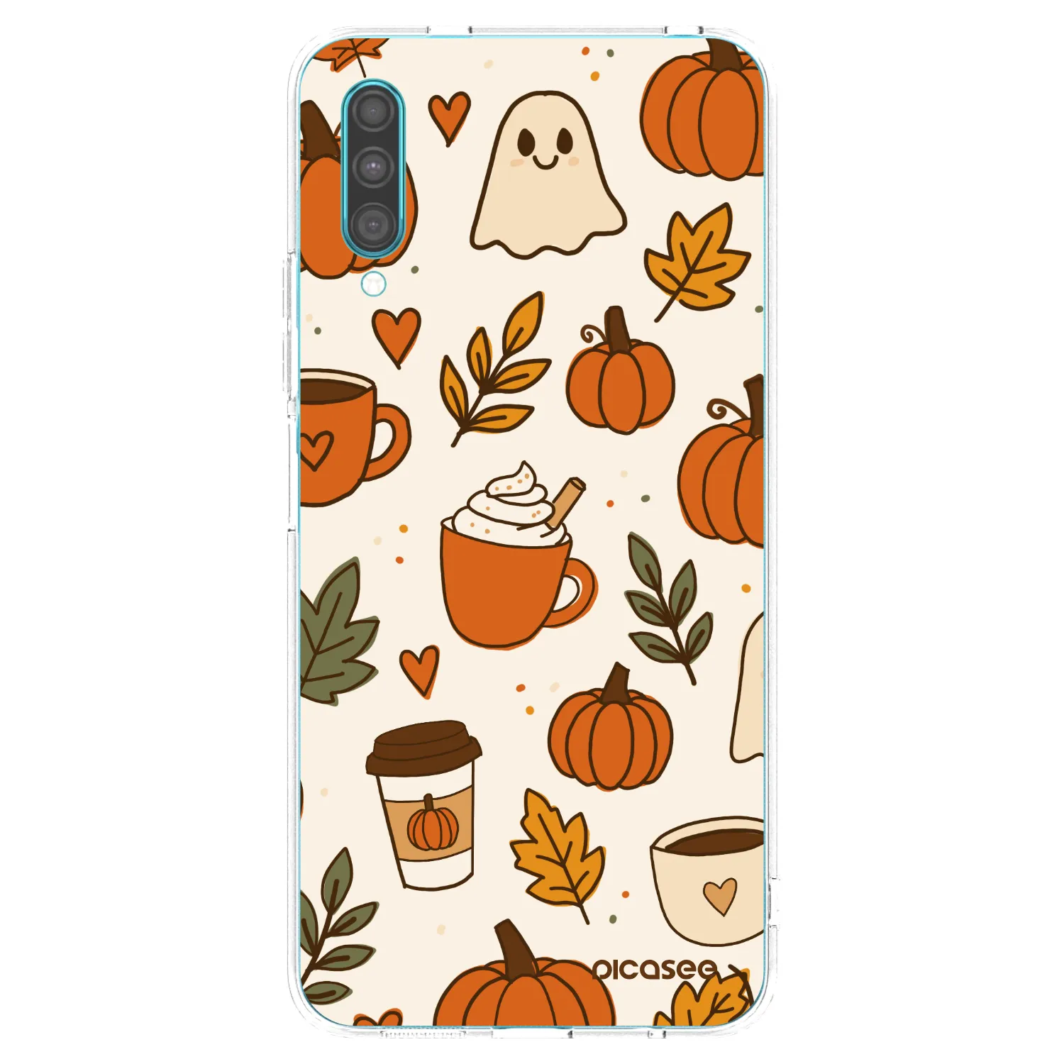 Picasee Samsung Galaxy A30s A307F Hülle - Transparentes Silikon - Fall vibes
