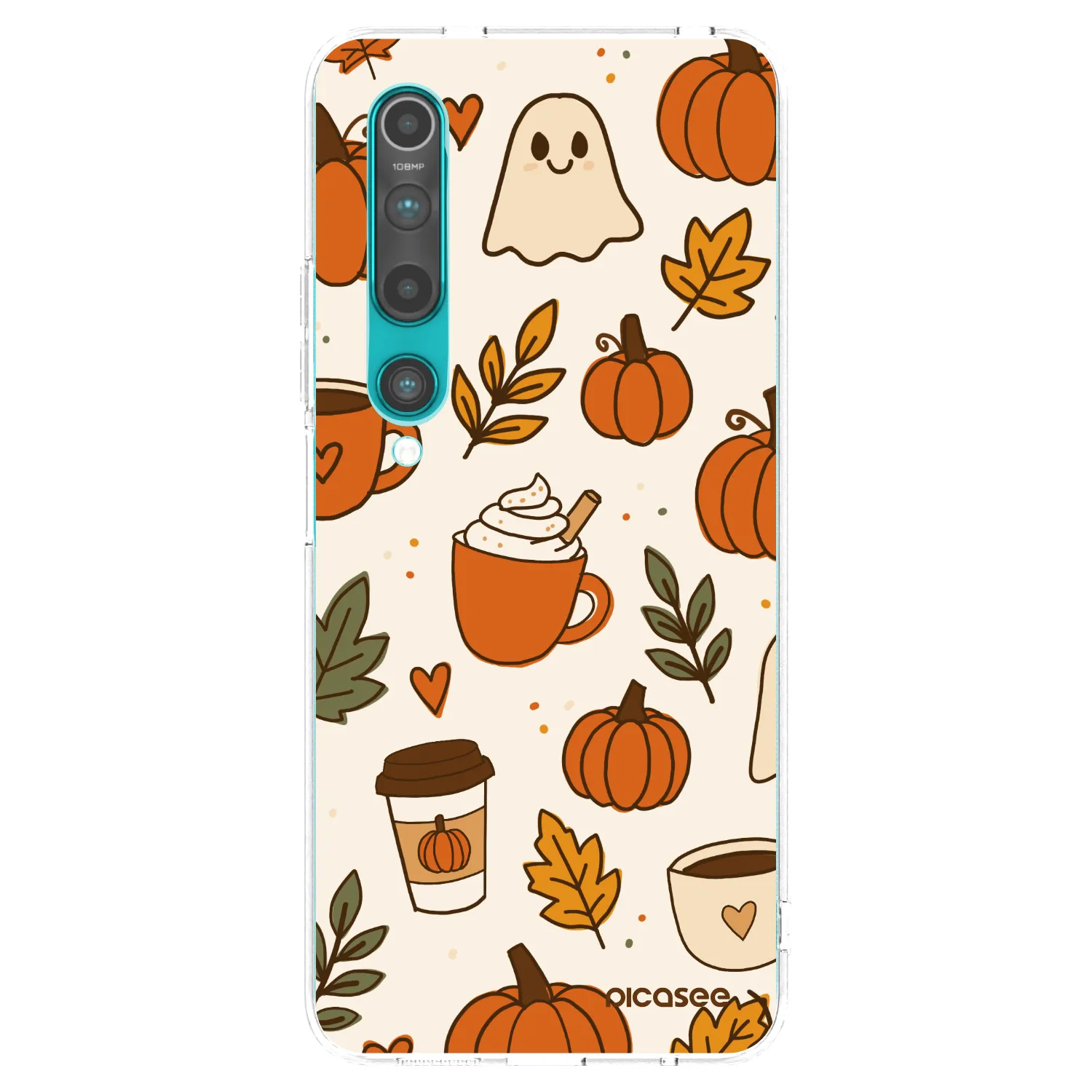 Picasee Xiaomi Mi 10 Hülle - Transparentes Silikon - Fall vibes