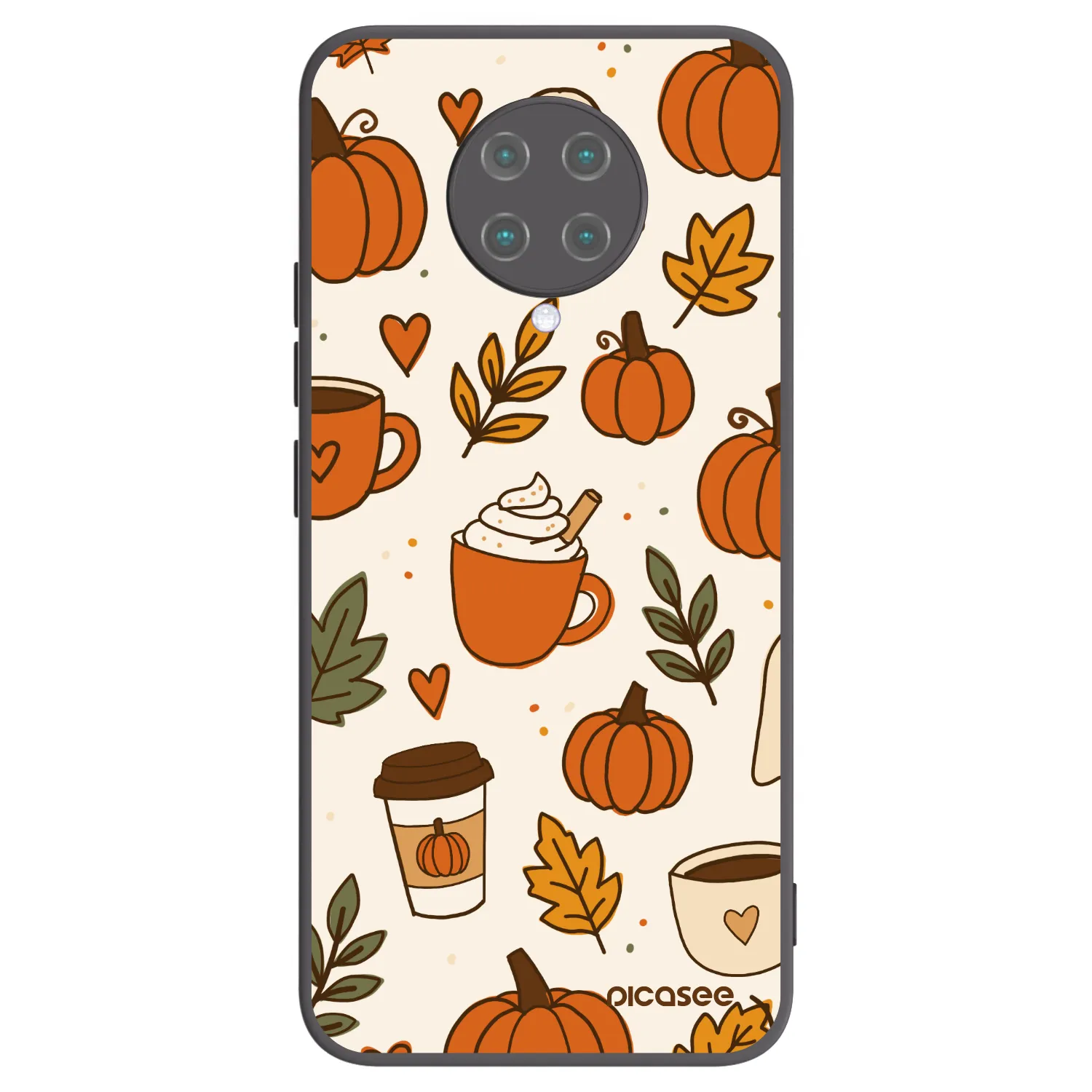 Picasee Xiaomi Poco F2 Pro Hülle - Schwarzes Silikon - Fall vibes