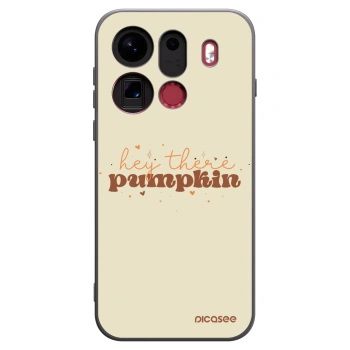 Picasee OPPO Find X9 Pro Hülle - Schwarzes Silikon - Hey there pumpkin
