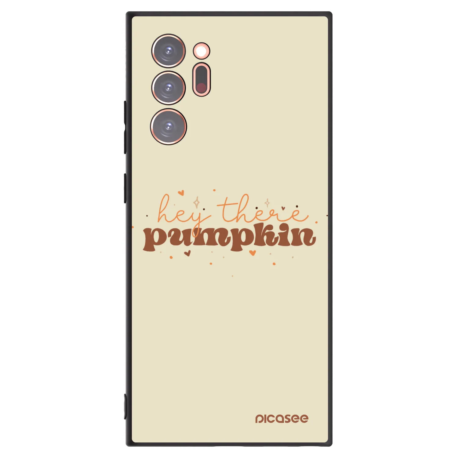 Picasee Samsung Galaxy Note 20 Ultra Hülle - Schwarzes Silikon - Hey there pumpkin