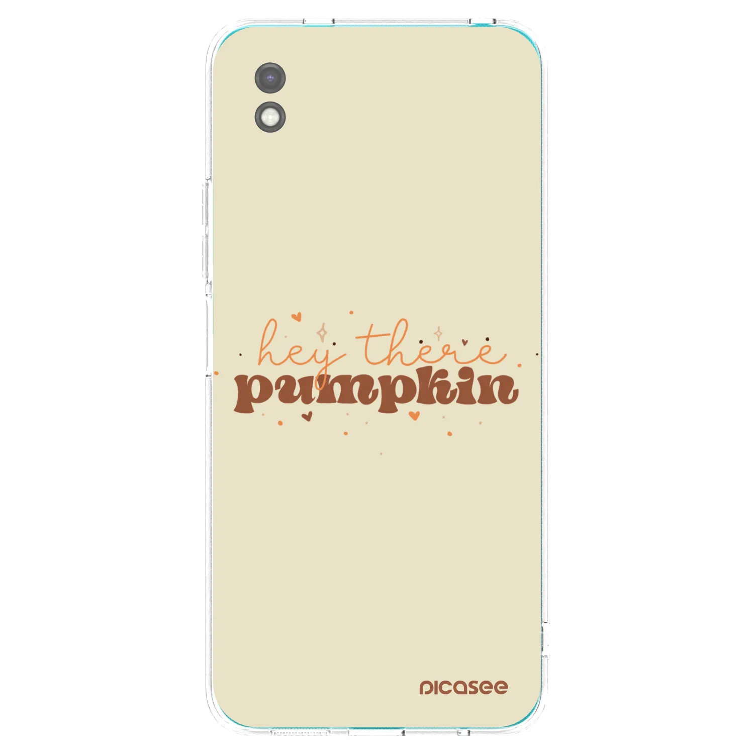 Picasee Xiaomi Redmi 9A Hülle - Schwarzes Silikon - Hey there pumpkin