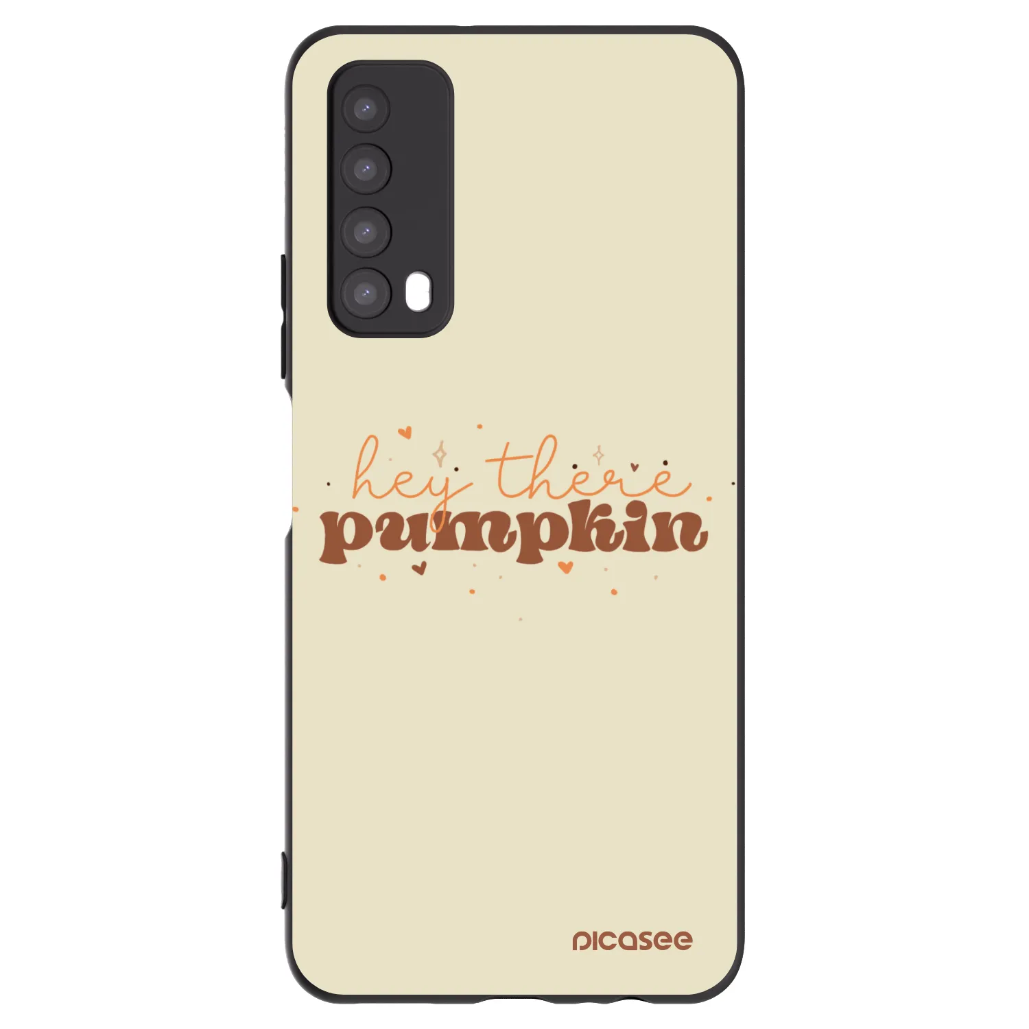 Picasee Huawei P Smart 2021 Hülle - Schwarzes Silikon - Hey there pumpkin