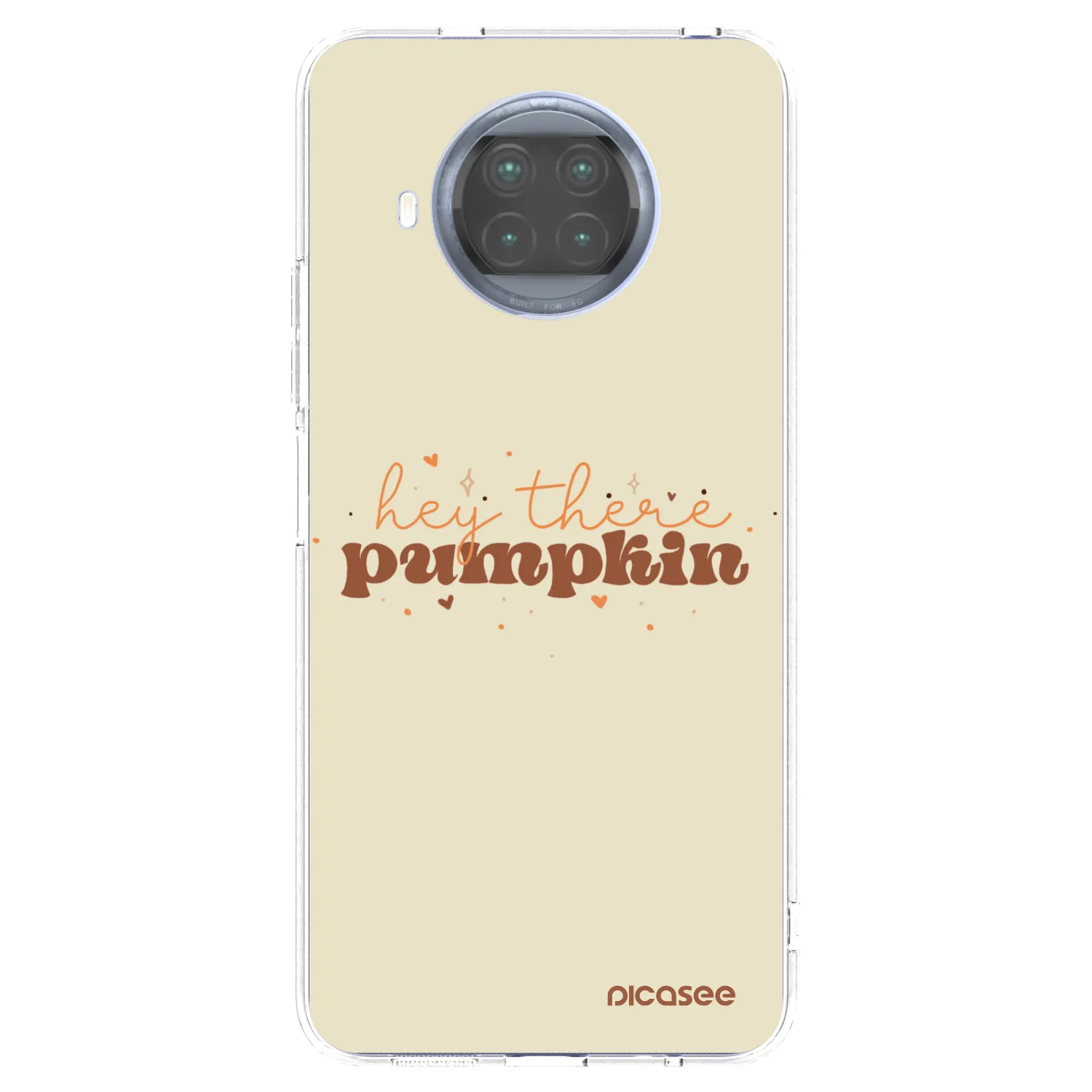 Picasee Xiaomi Mi 10T Lite Hülle - Transparentes Silikon - Hey there pumpkin