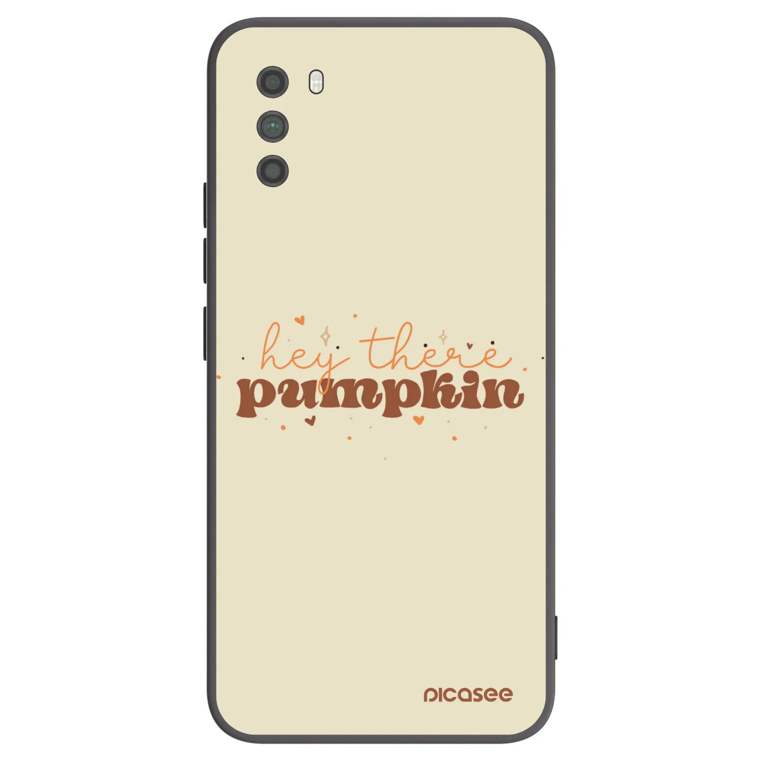 Picasee Xiaomi Poco M3 Hülle - Schwarzes Silikon - Hey there pumpkin