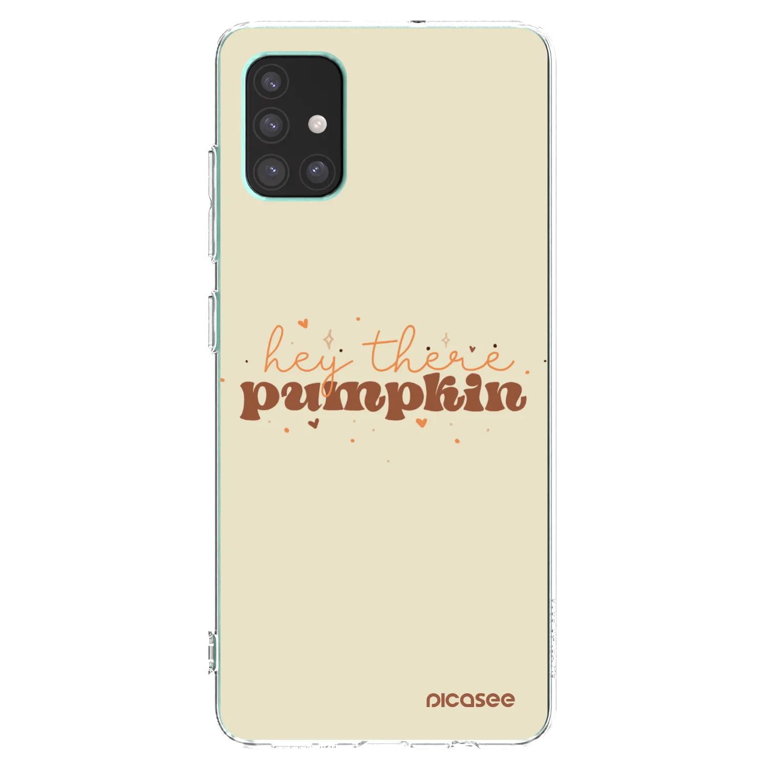 Picasee Samsung Galaxy M51 M515F Hülle - Transparentes Silikon - Hey there pumpkin