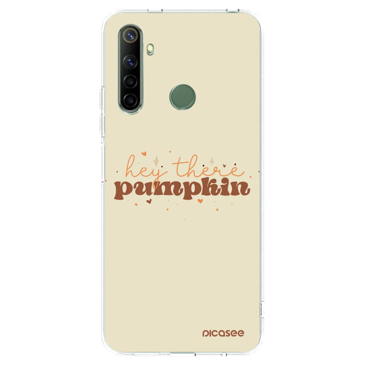 Picasee Realme 6i Hülle - Transparentes Silikon - Hey there pumpkin