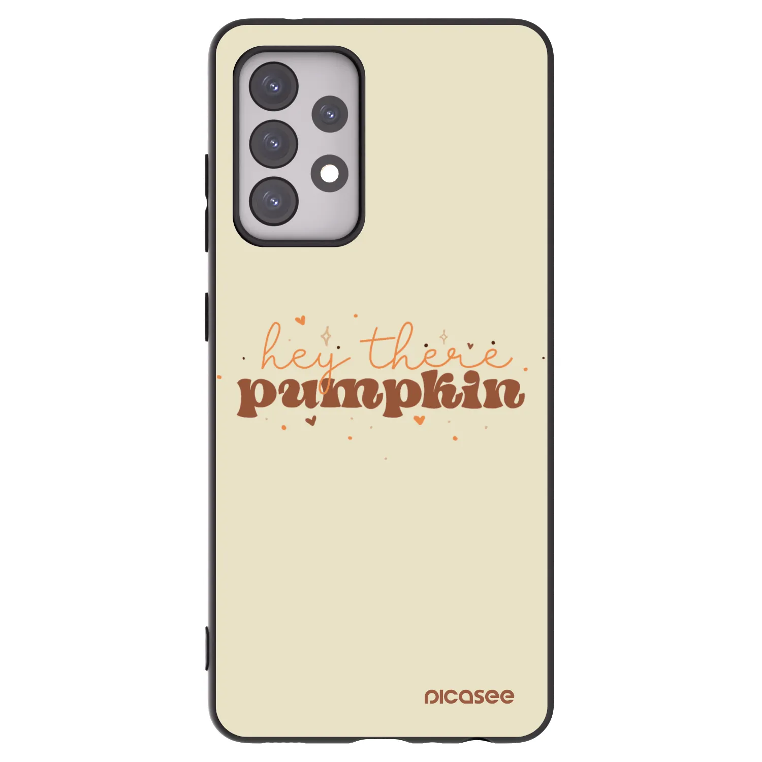Picasee Samsung Galaxy A52 5G A525F Hülle - Schwarzes Silikon - Hey there pumpkin